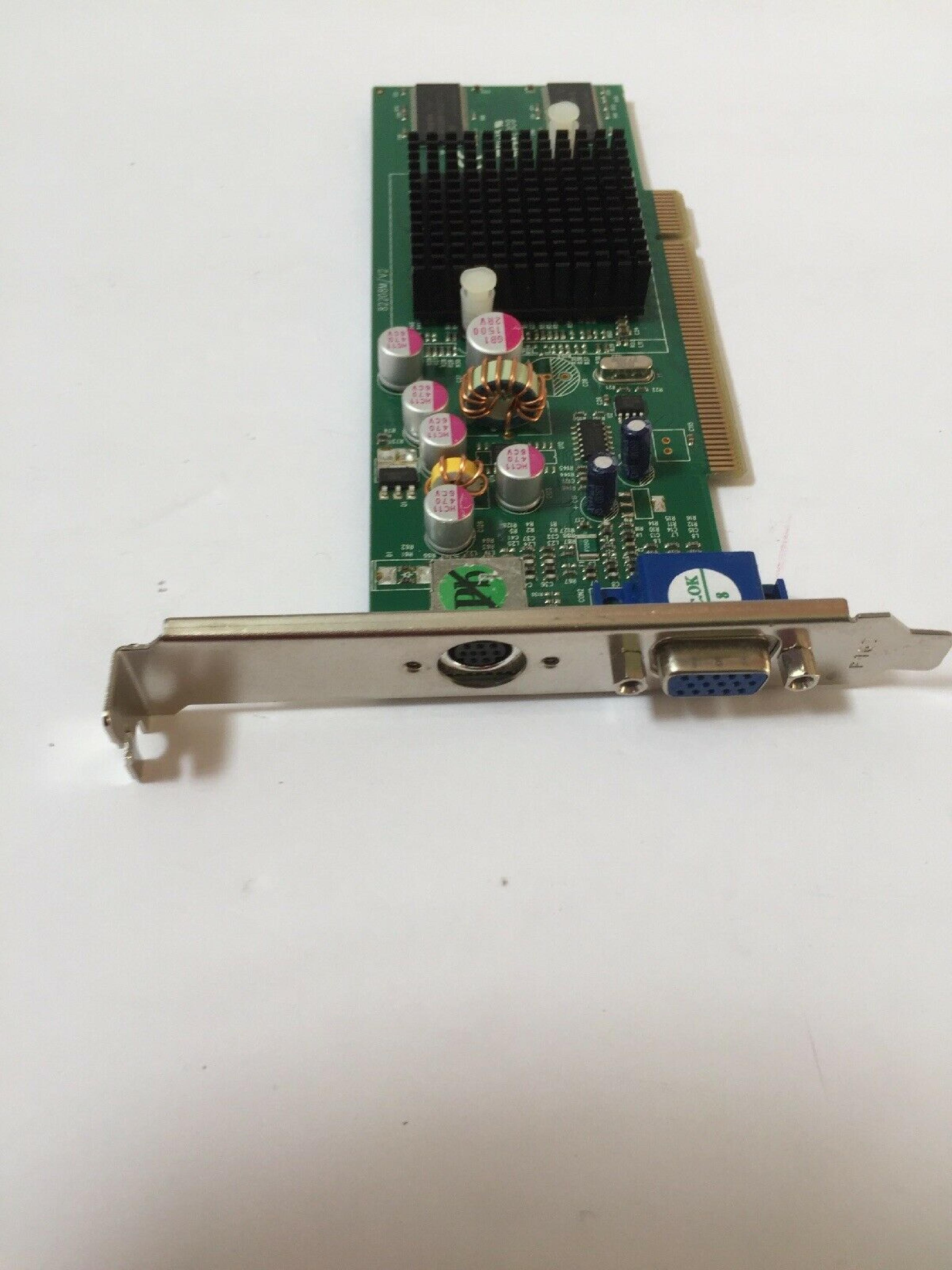 JATON VIDEO-208PCI-128TW 128MB PCI VIDEO CARD WITH VGA AND TV-OUT