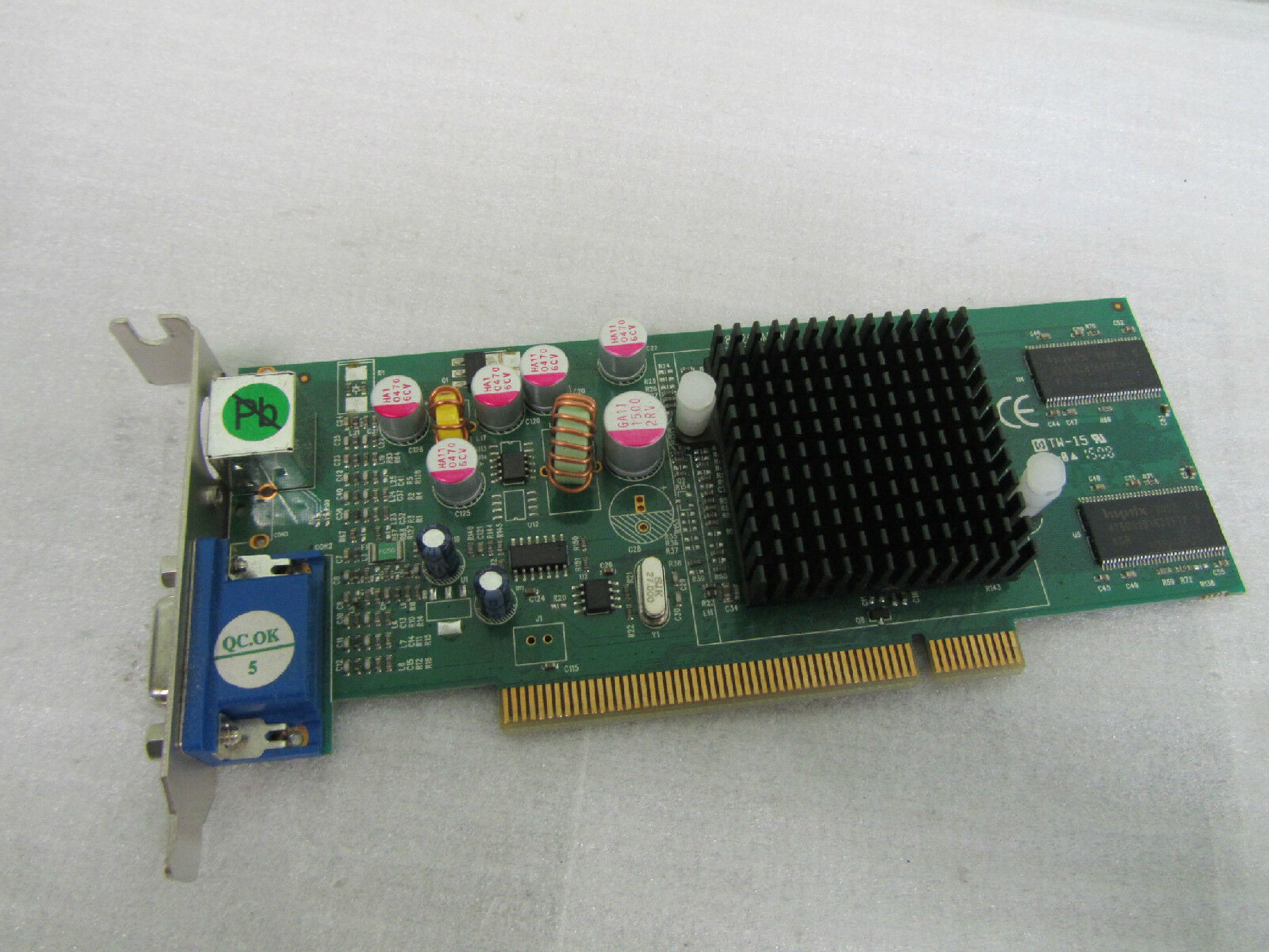 JATON VIDEO-208PCI-128TW 128MB PCI VIDEO CARD WITH VGA AND TV-OUT