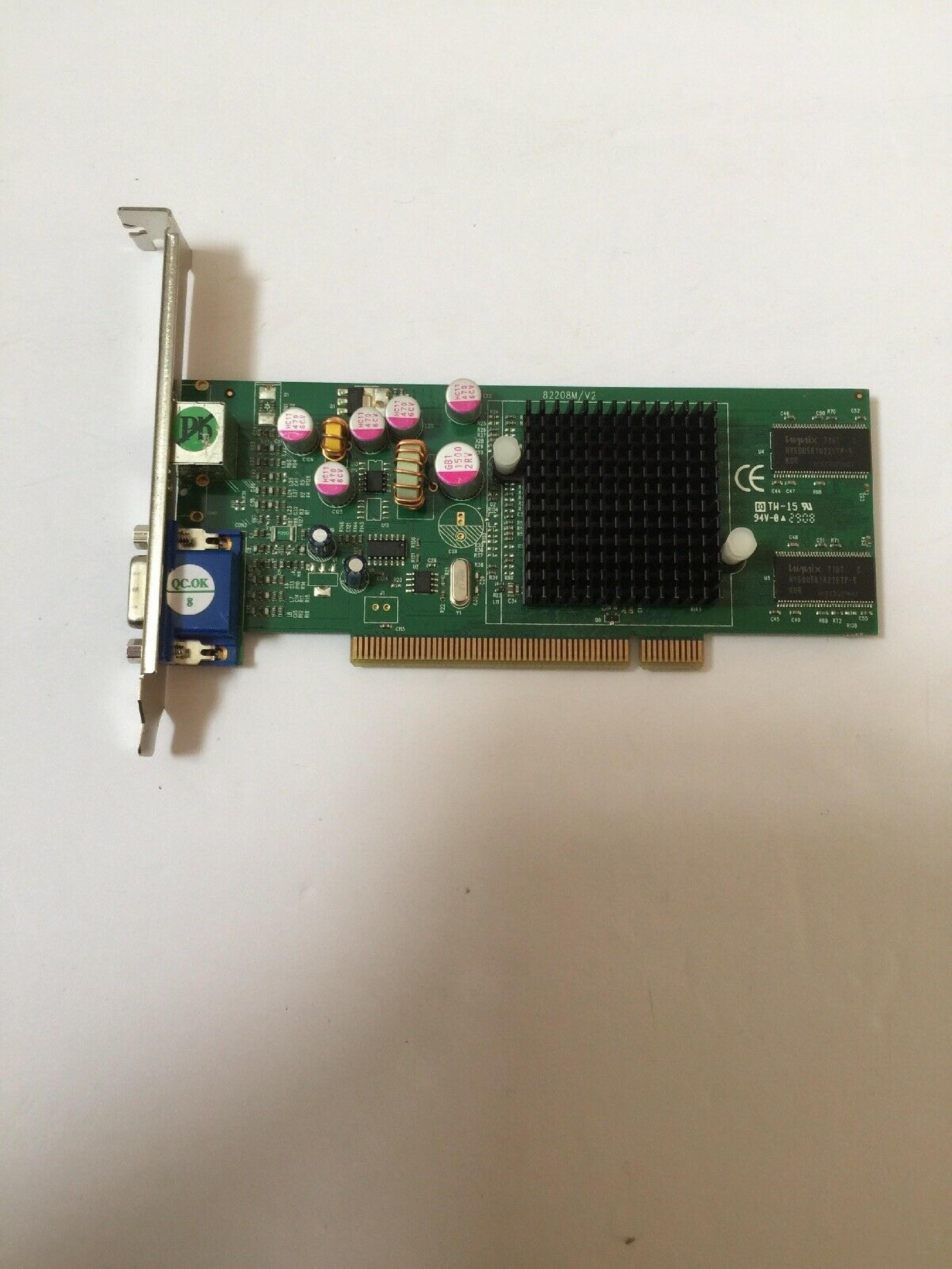 JATON VIDEO-208PCI-128TW 128MB PCI VIDEO CARD WITH VGA AND TV-OUT