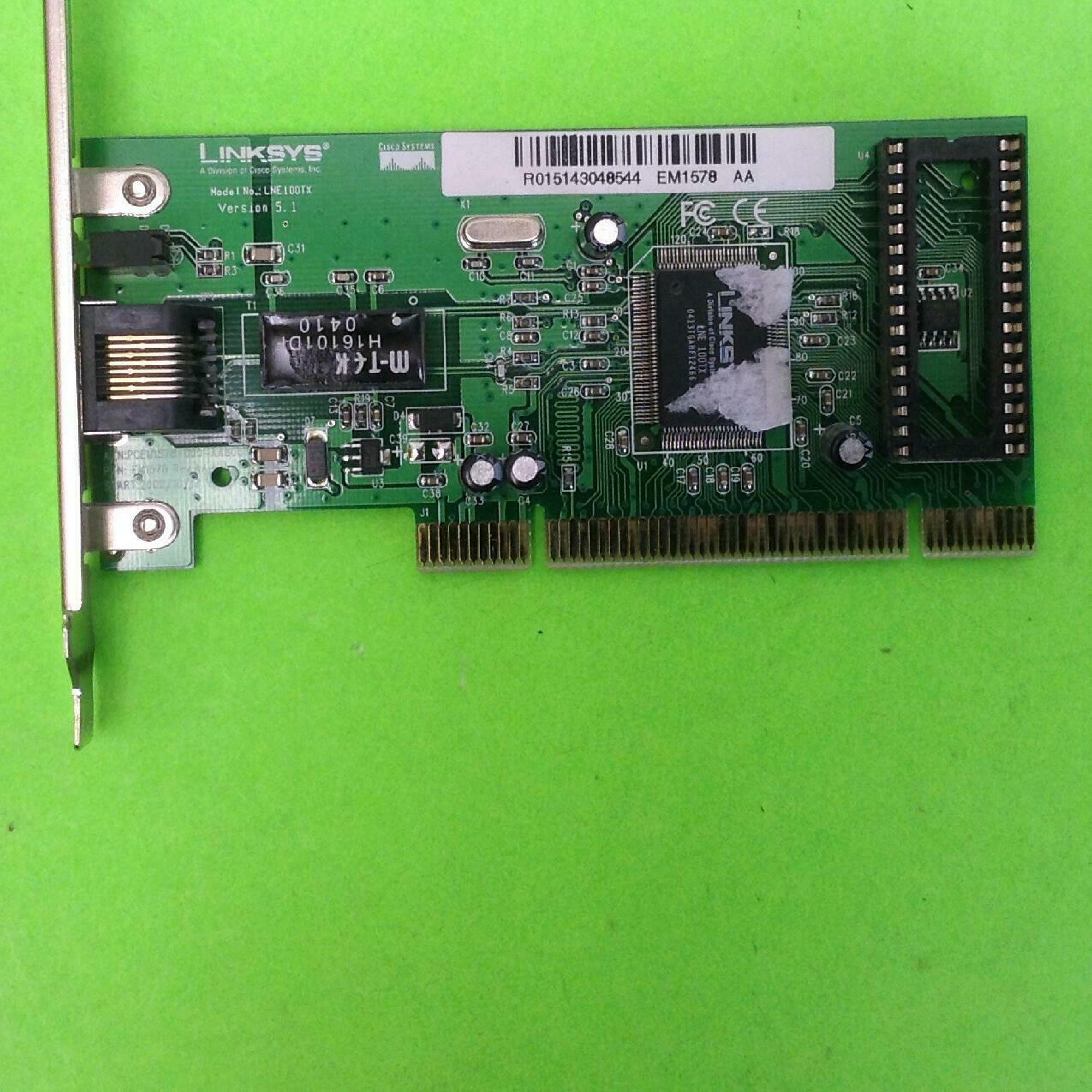 LINKSYS EM1578 PCI 10/100BASE TX LAN NETWORK CARD ETHERNET ETHERFAST 10/100