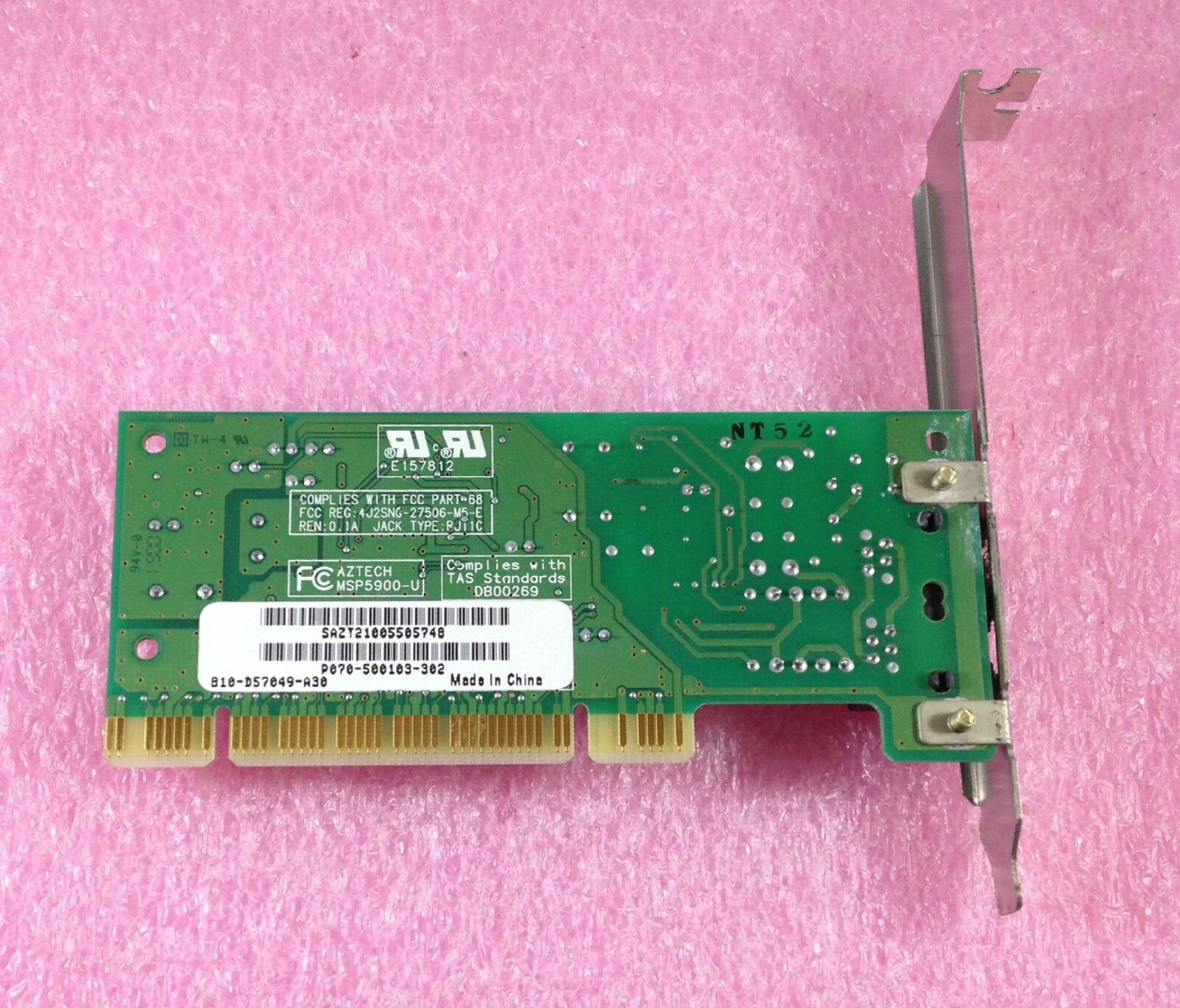 AZTECH MSP5900-U PCI MODEM CARD PCTEL PCT789T-A