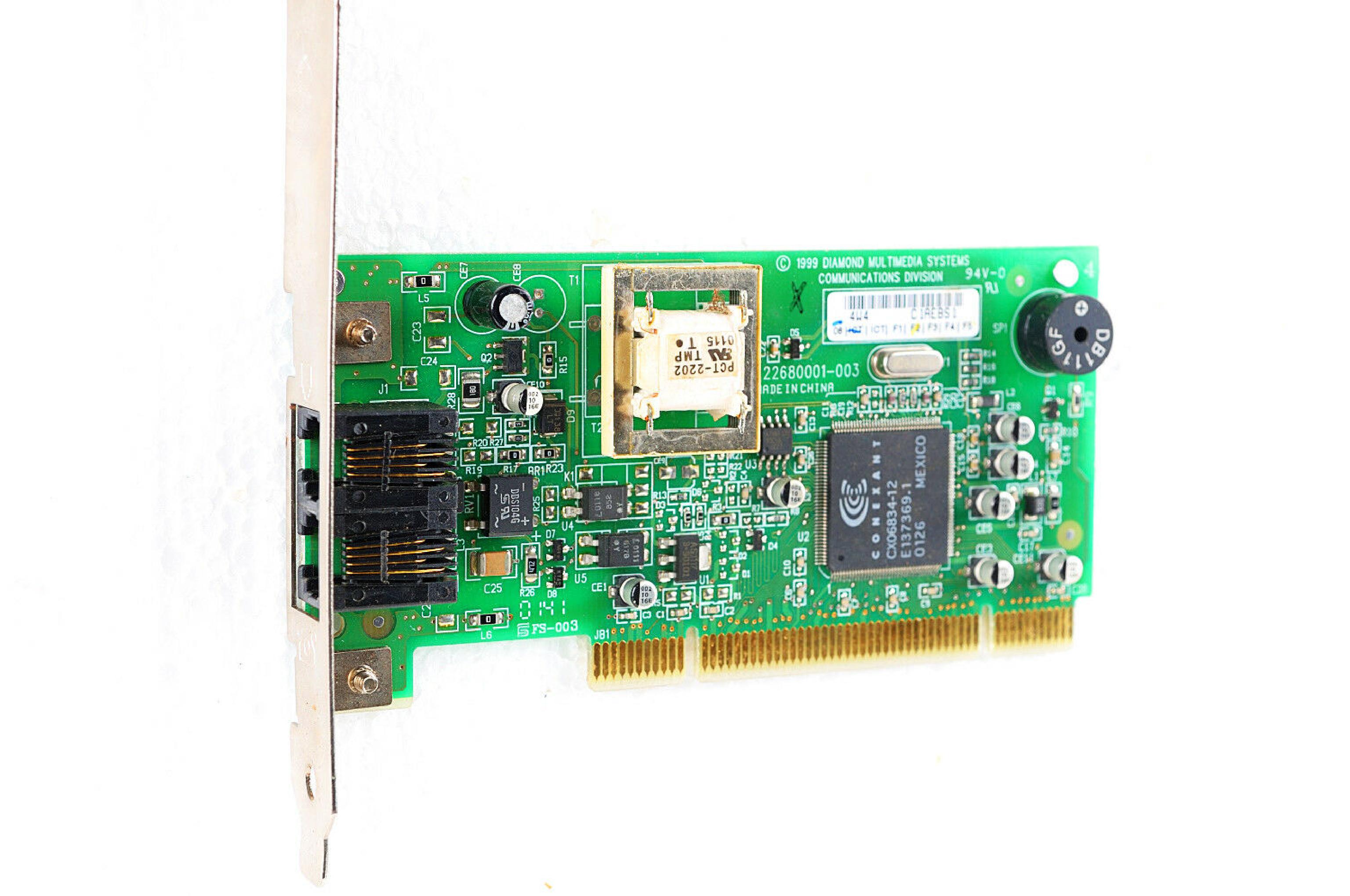 DIAMOND 22680001-003 FAX-MODEM PCI CARD