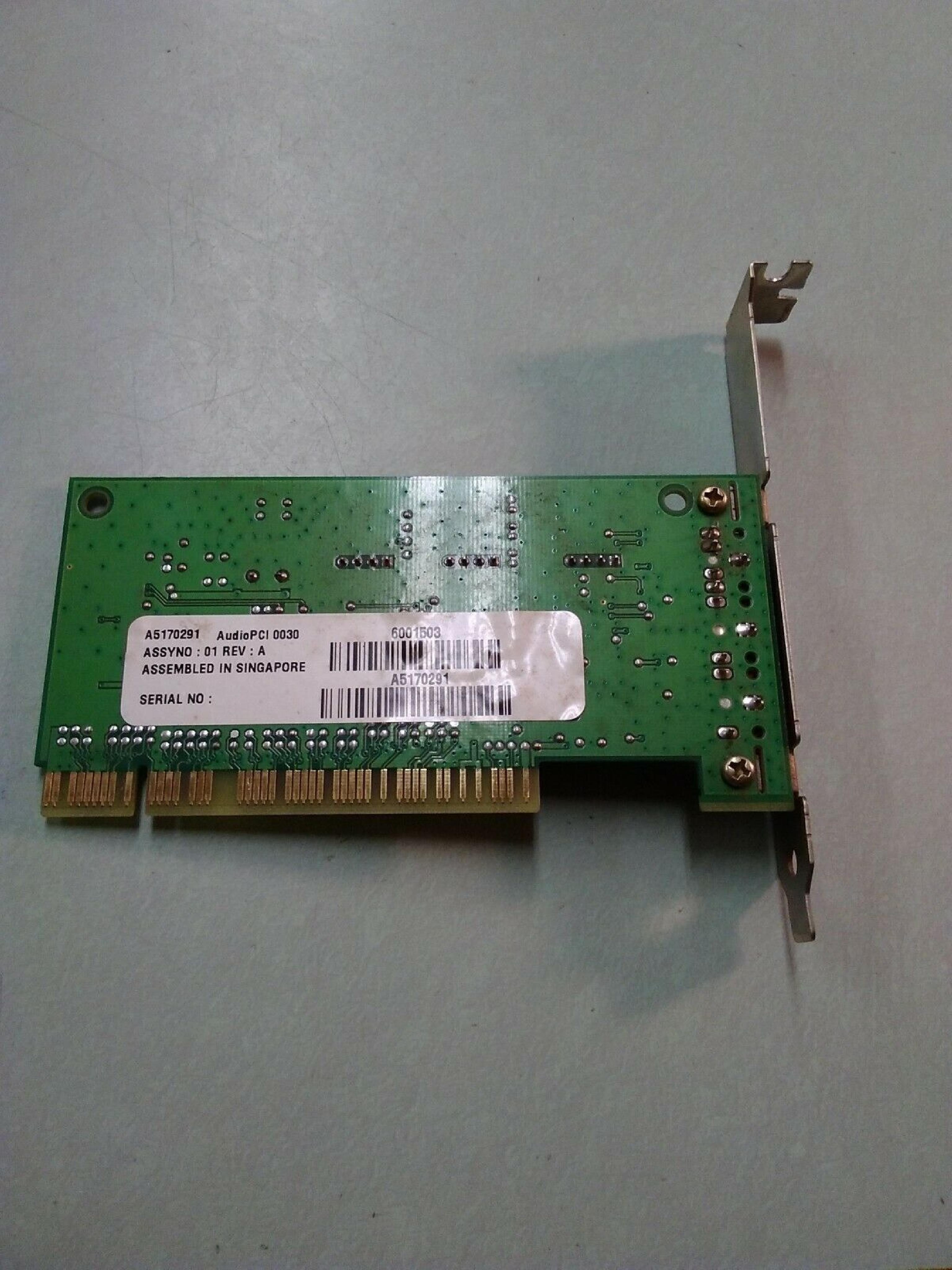 CREATIVE LABS 4001051201 PCI SOUND CARD