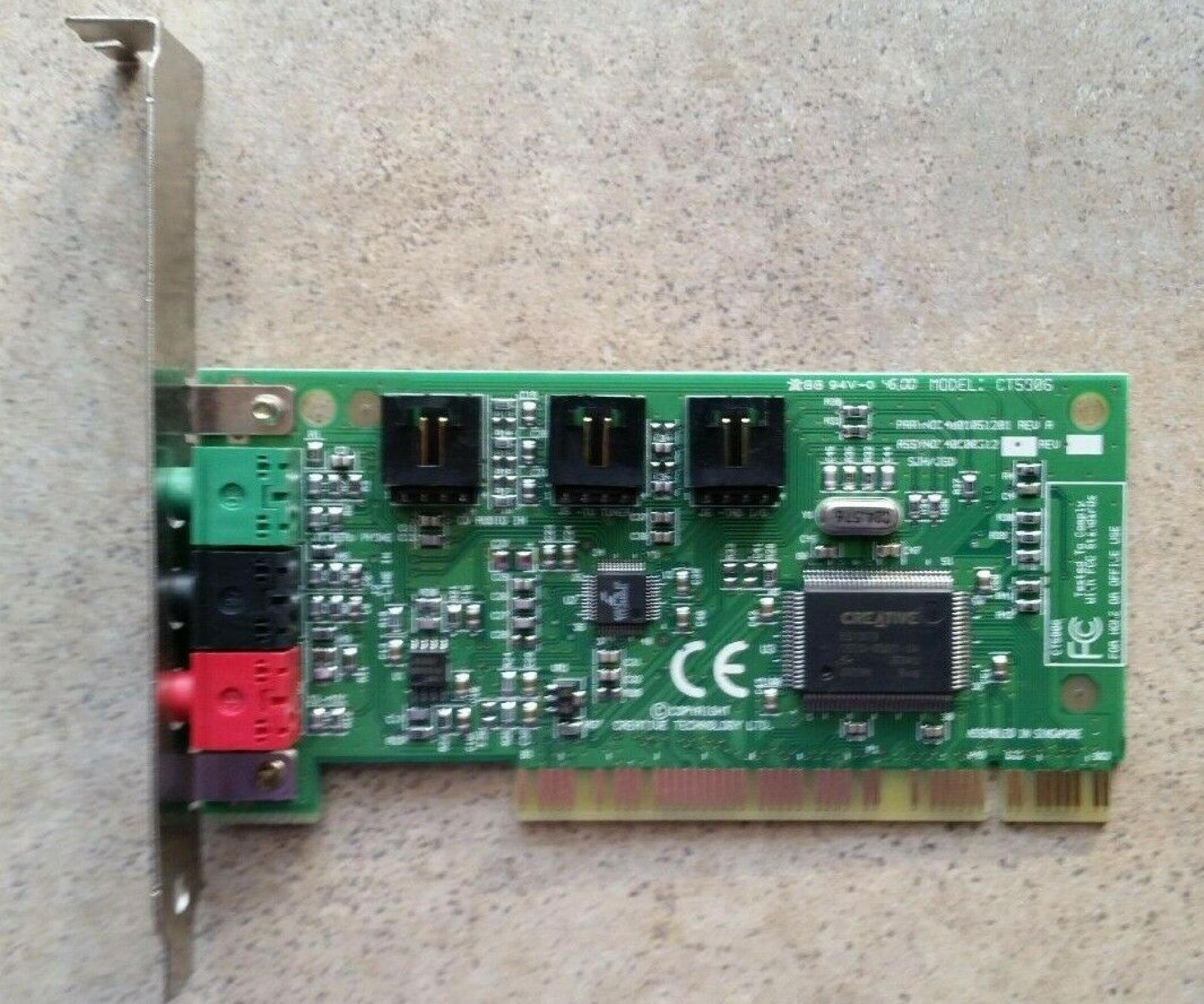 CREATIVE LABS 4001051201 PCI SOUND CARD