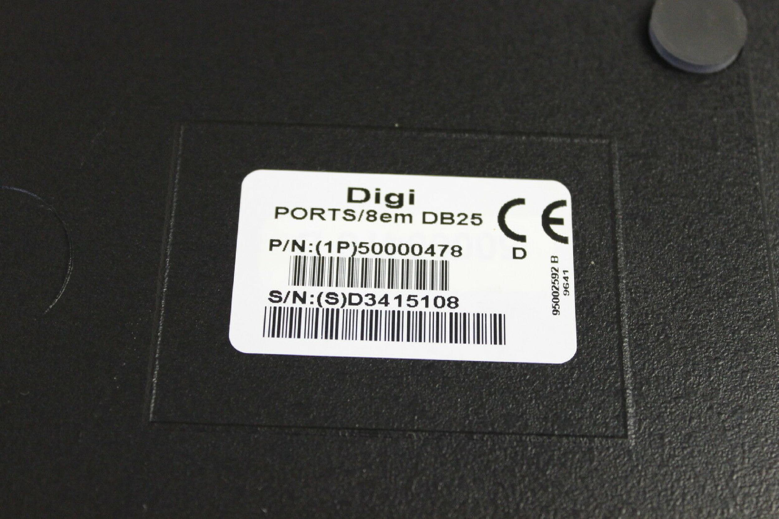 DIGI INTERNATIONAL 50000478 DIGIBOARD PORT/8EM DB25 PC/8EM