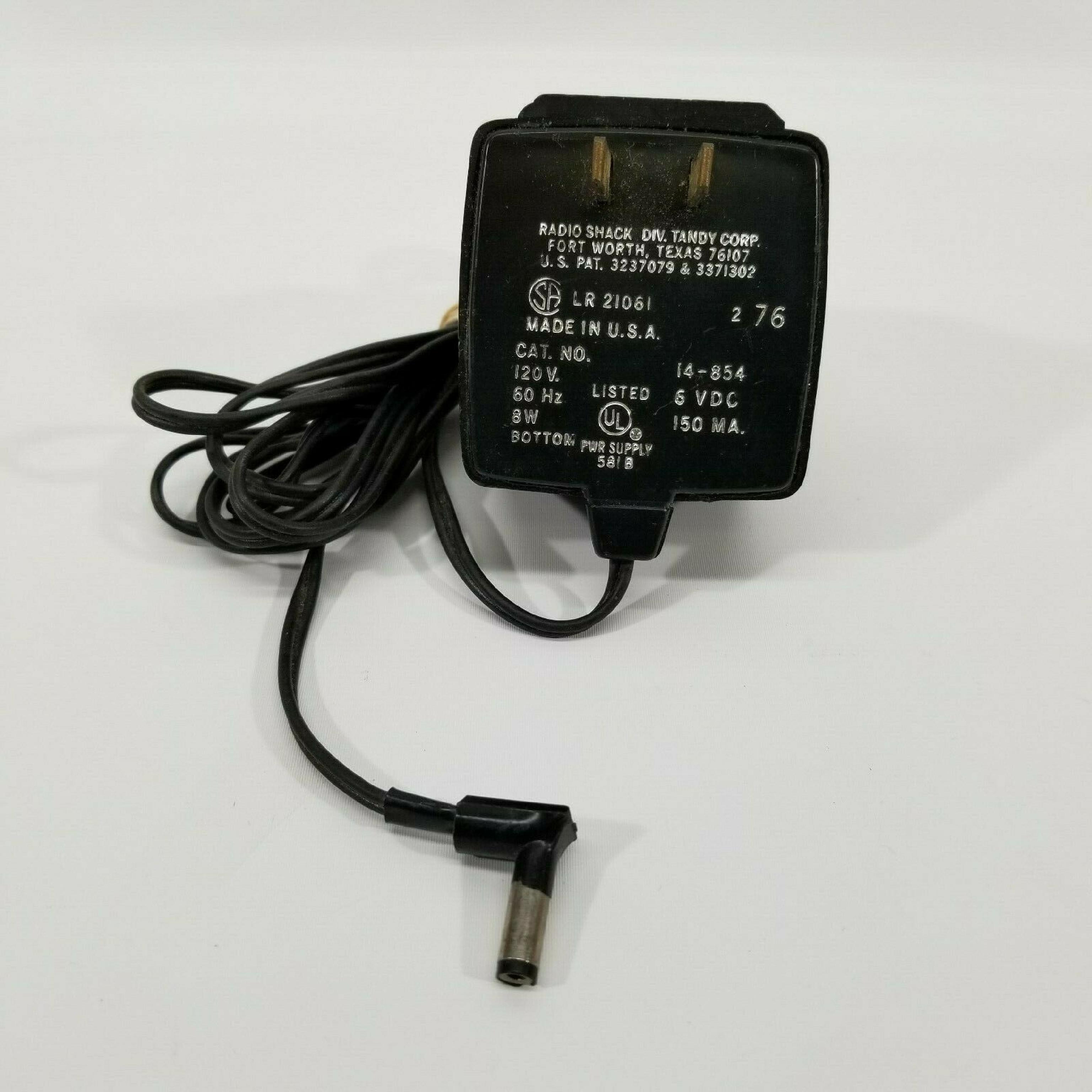 REALISTIC 14-854 AC ADAPTER 6V .15A