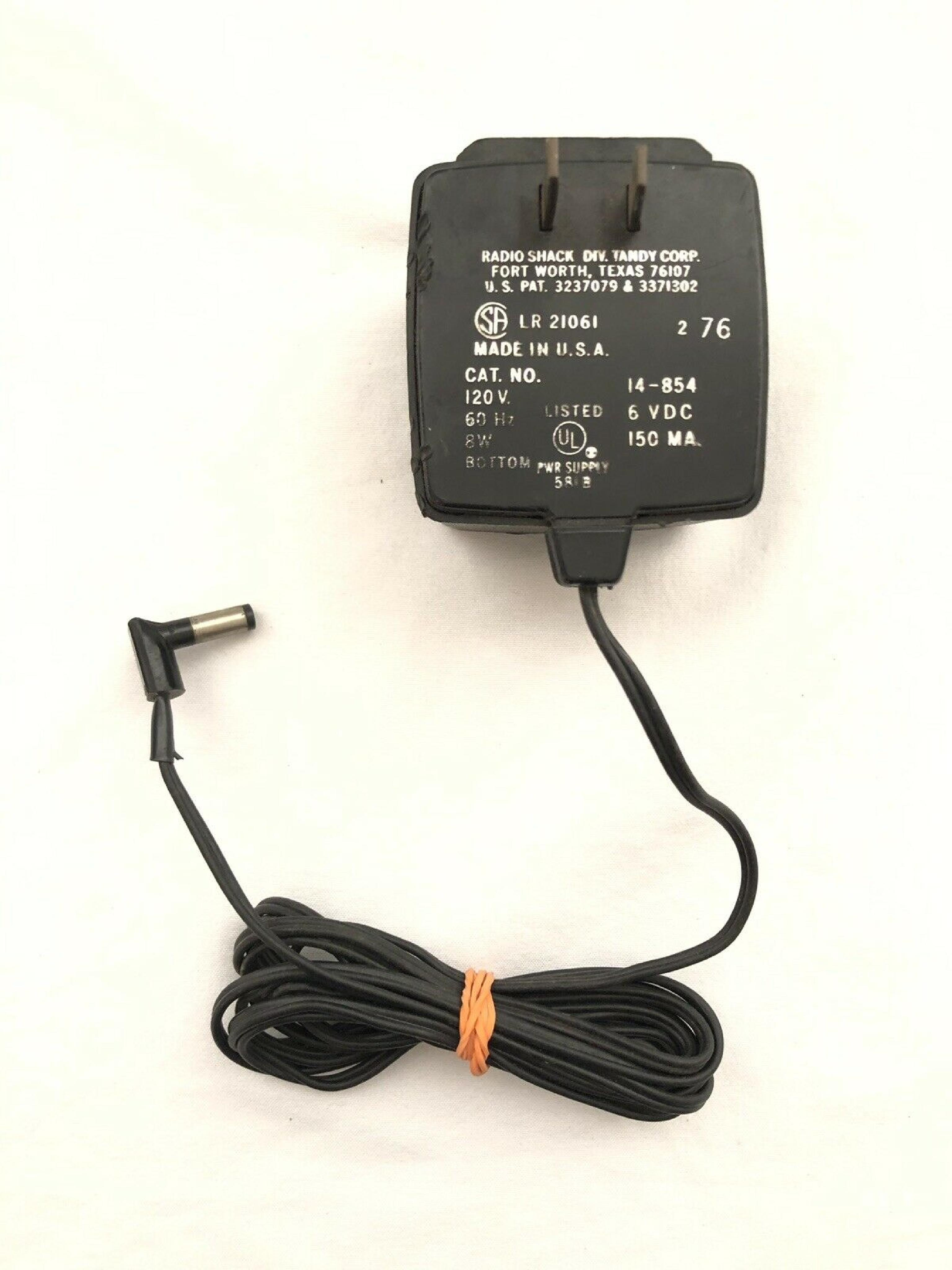 REALISTIC 14-854 AC ADAPTER 6V .15A