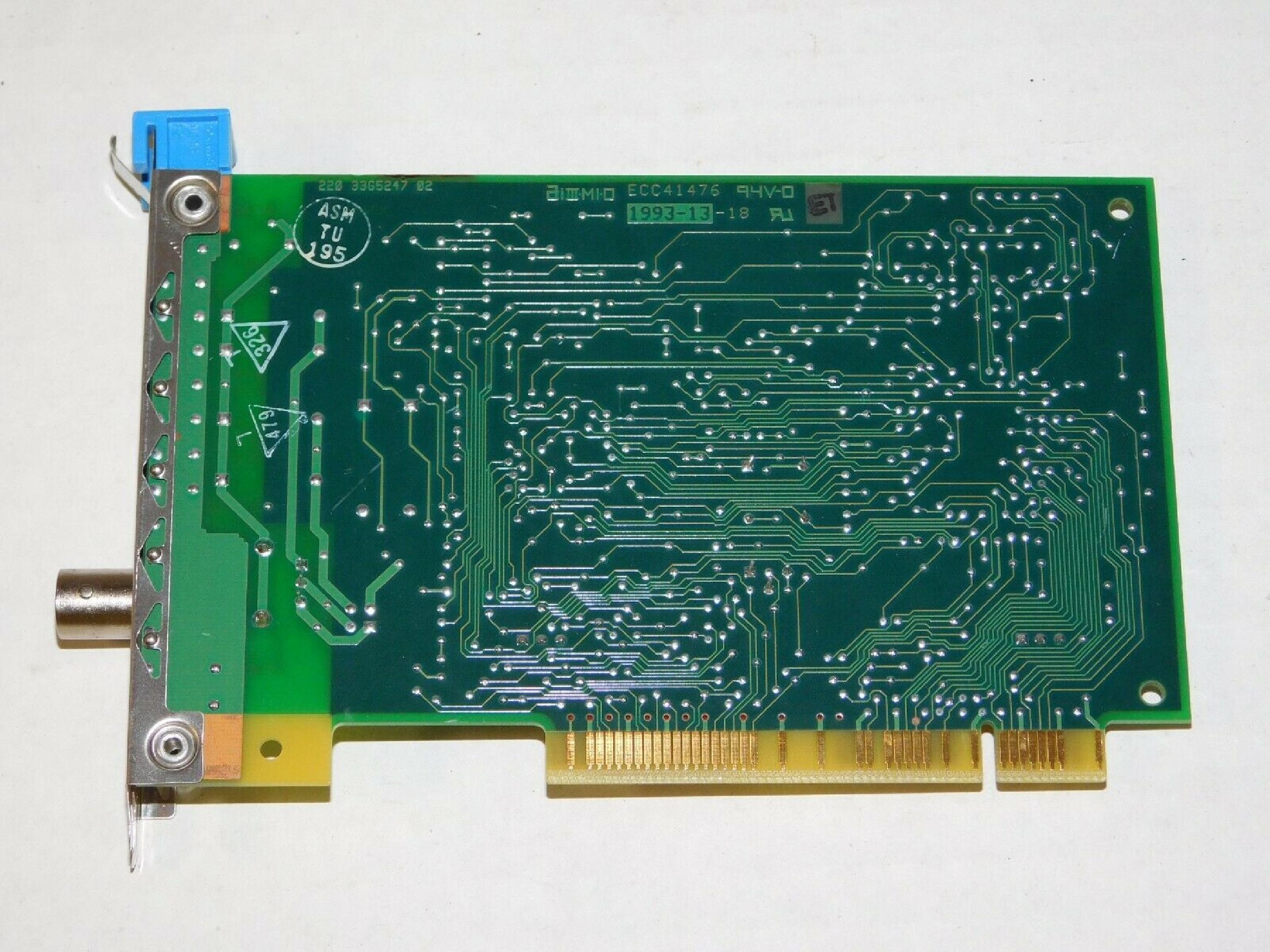 IBM 33G5395 3270 ADAPTER MCA SHORT