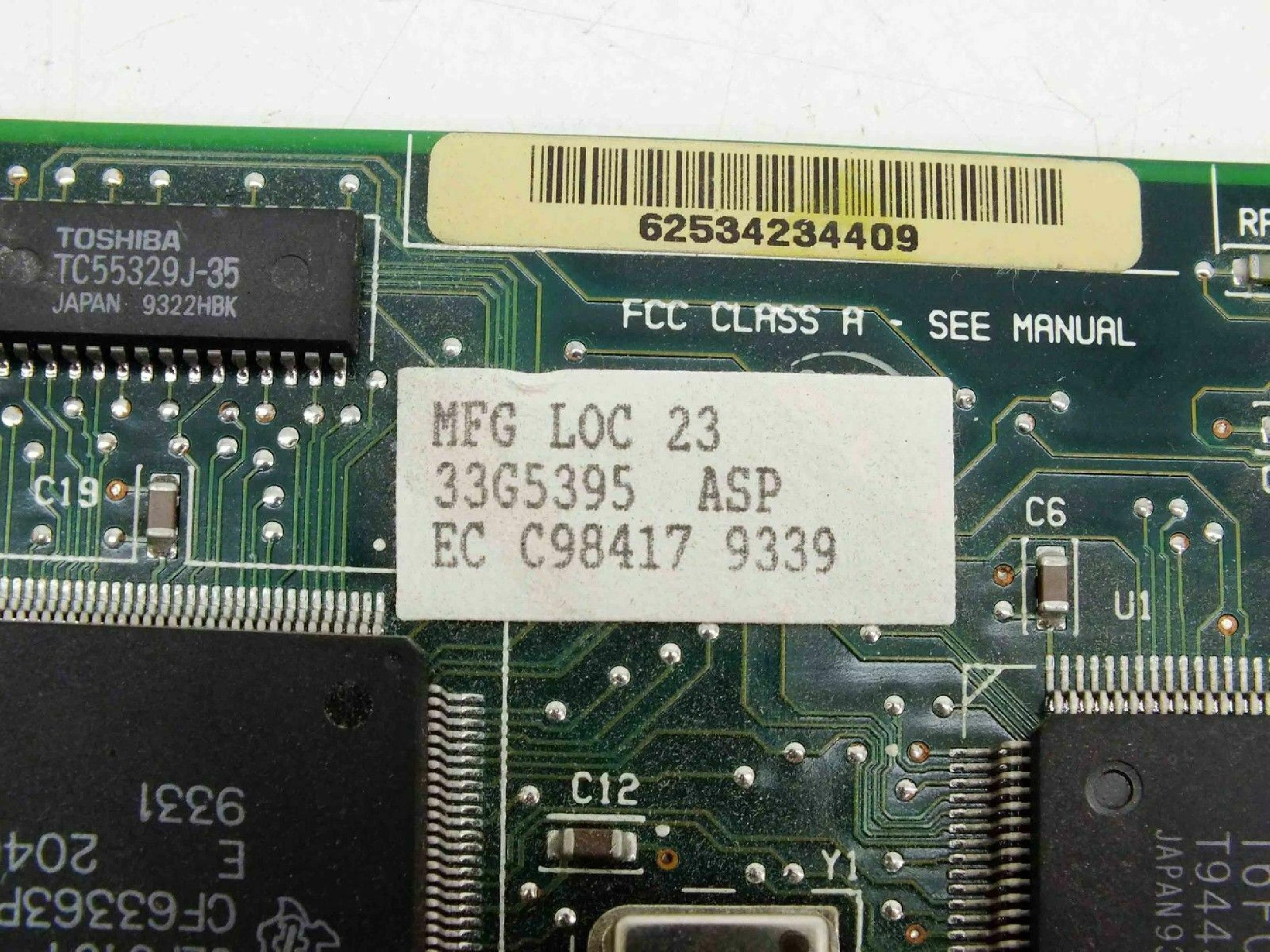 IBM 33G5395 3270 ADAPTER MCA SHORT