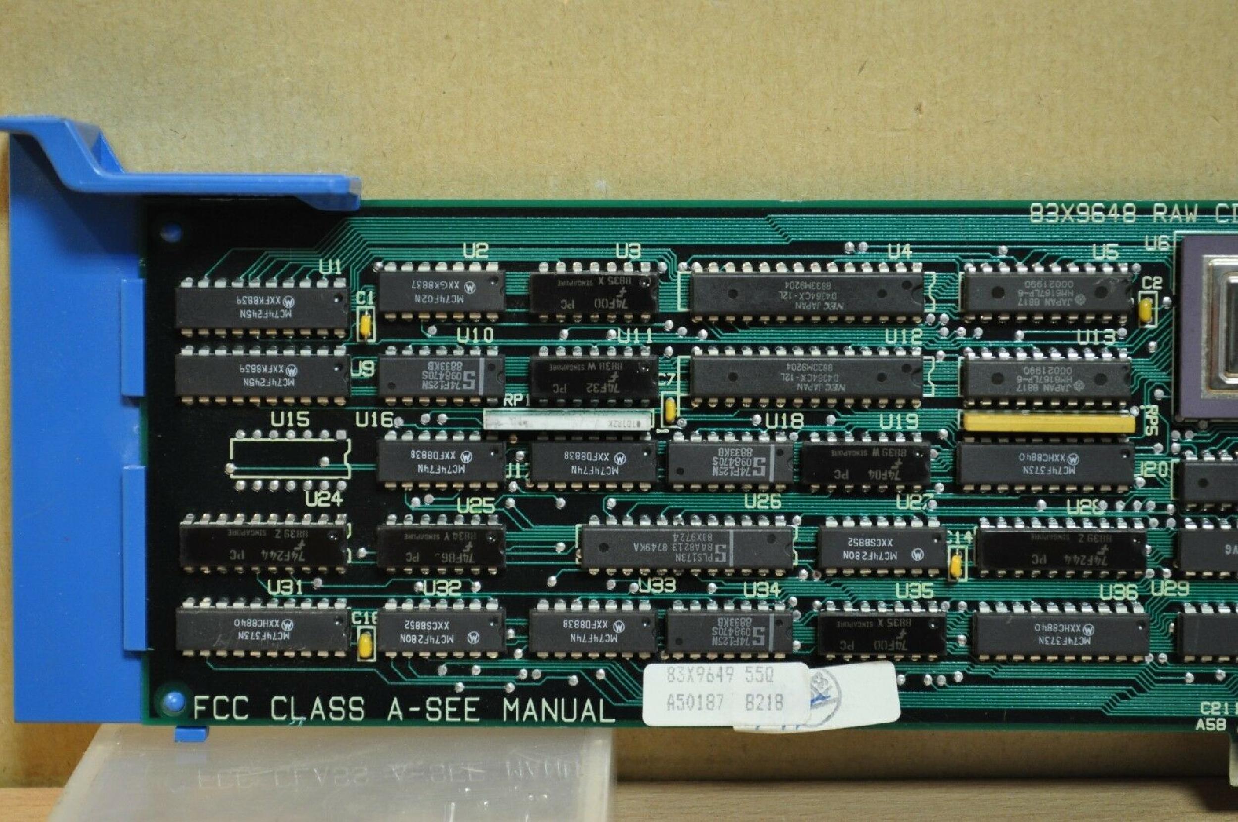 IBM 83X9648 BNC COAXIAL CARD 3270A MICROCHANNEL
