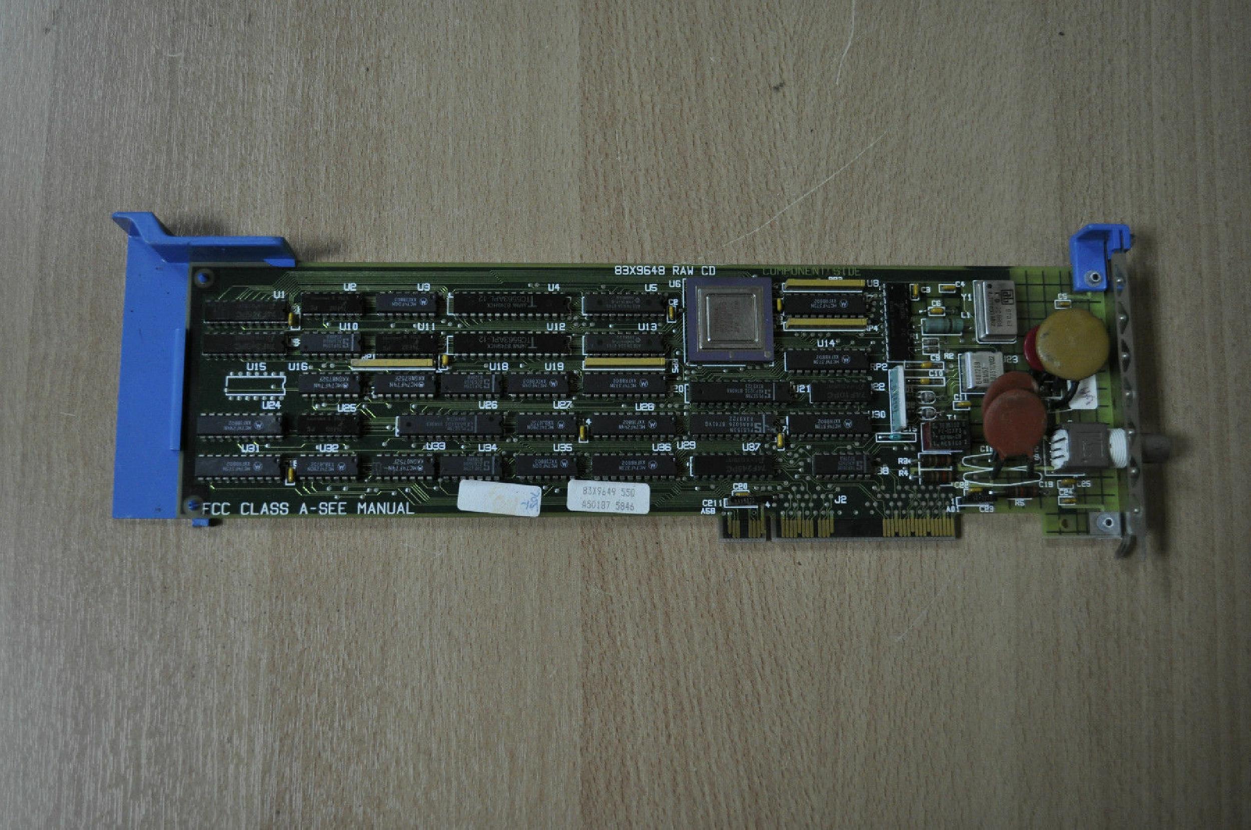 IBM 83X9648 BNC COAXIAL CARD 3270A MICROCHANNEL