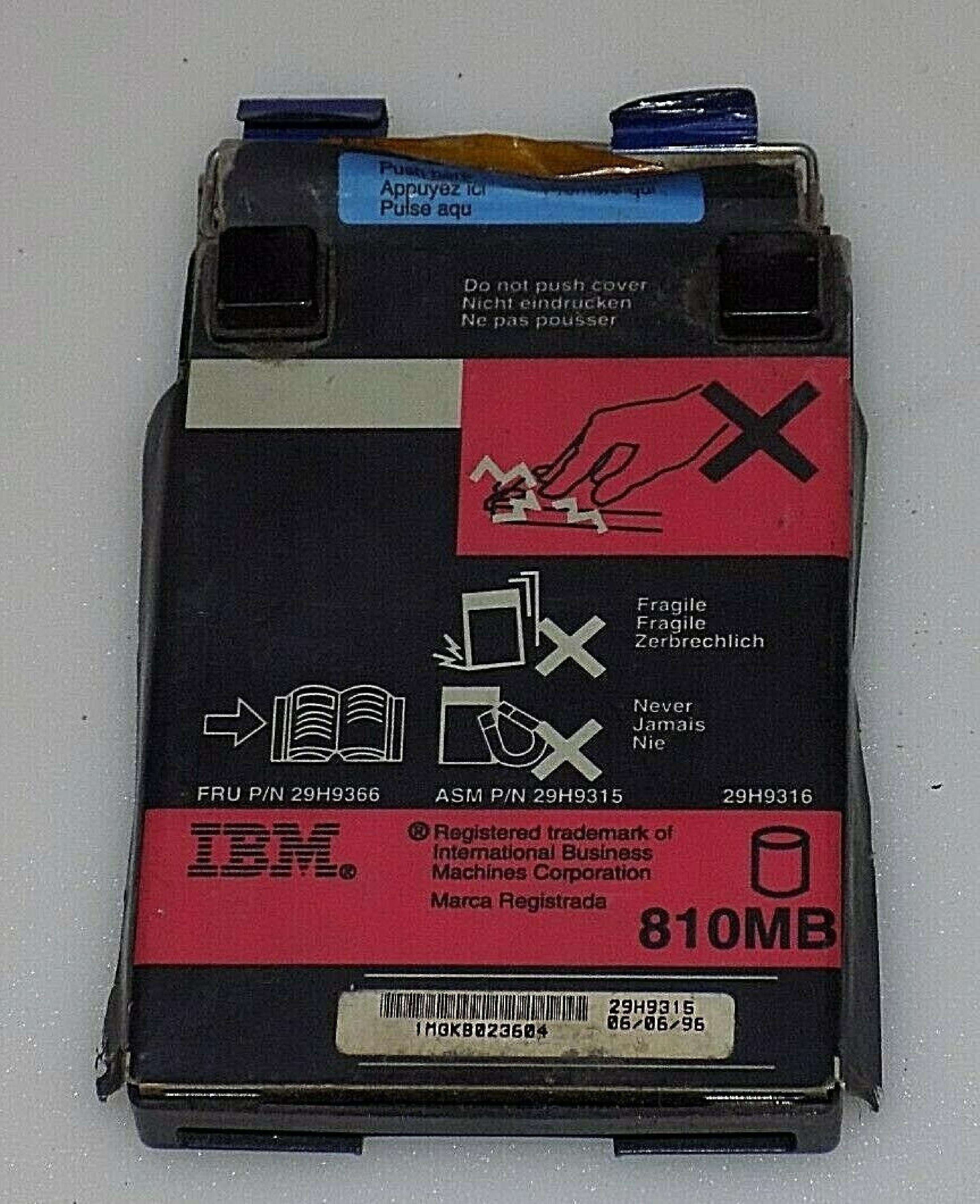 IBM 29H9316 HD 810MB 2.5 FOR THINKPAD 750/755/760