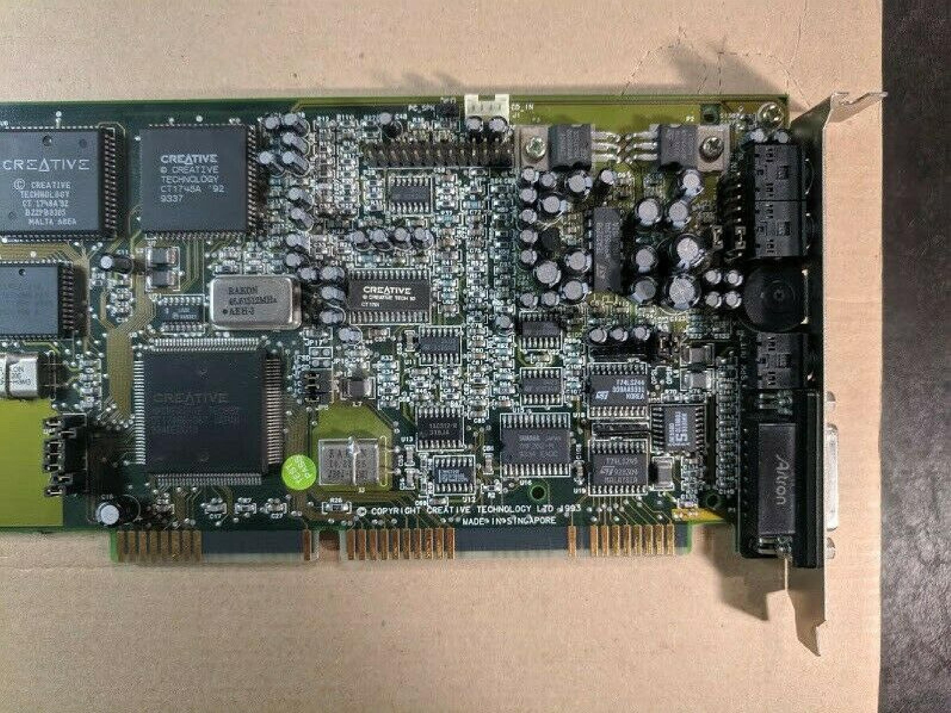 CREATIVE LABS CT1770 16BIT ISA SOUND WITH ADAPTEC SCSI BLASTER 16