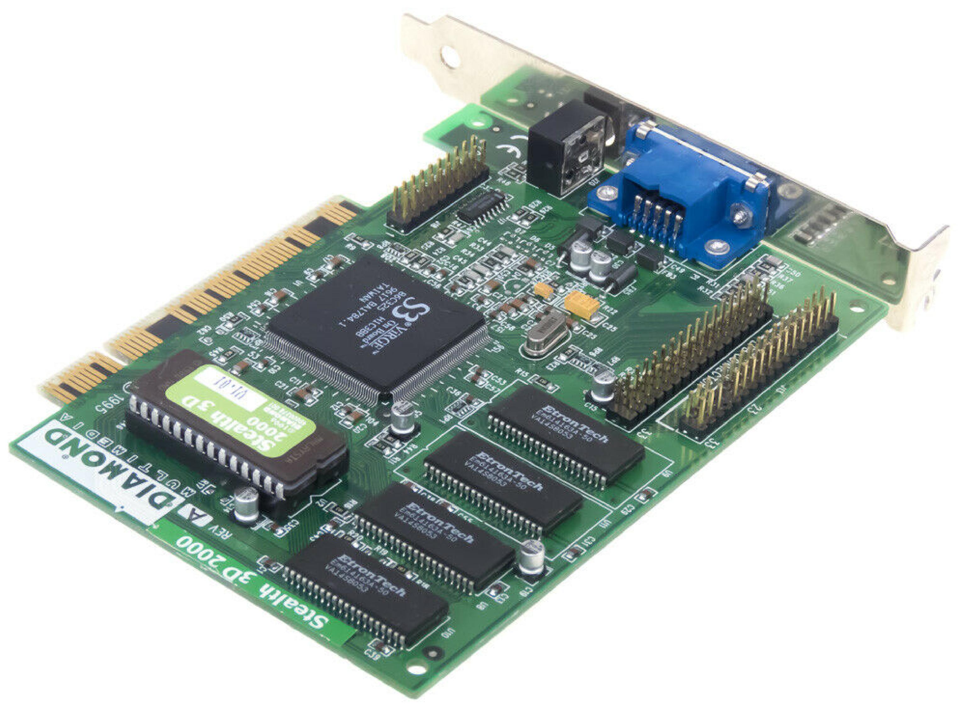 DIAMOND MULTIMEDIA SYSTEMS FTUPCI765TV PCI VGA S3 TRIO64V+ 2MB RAM