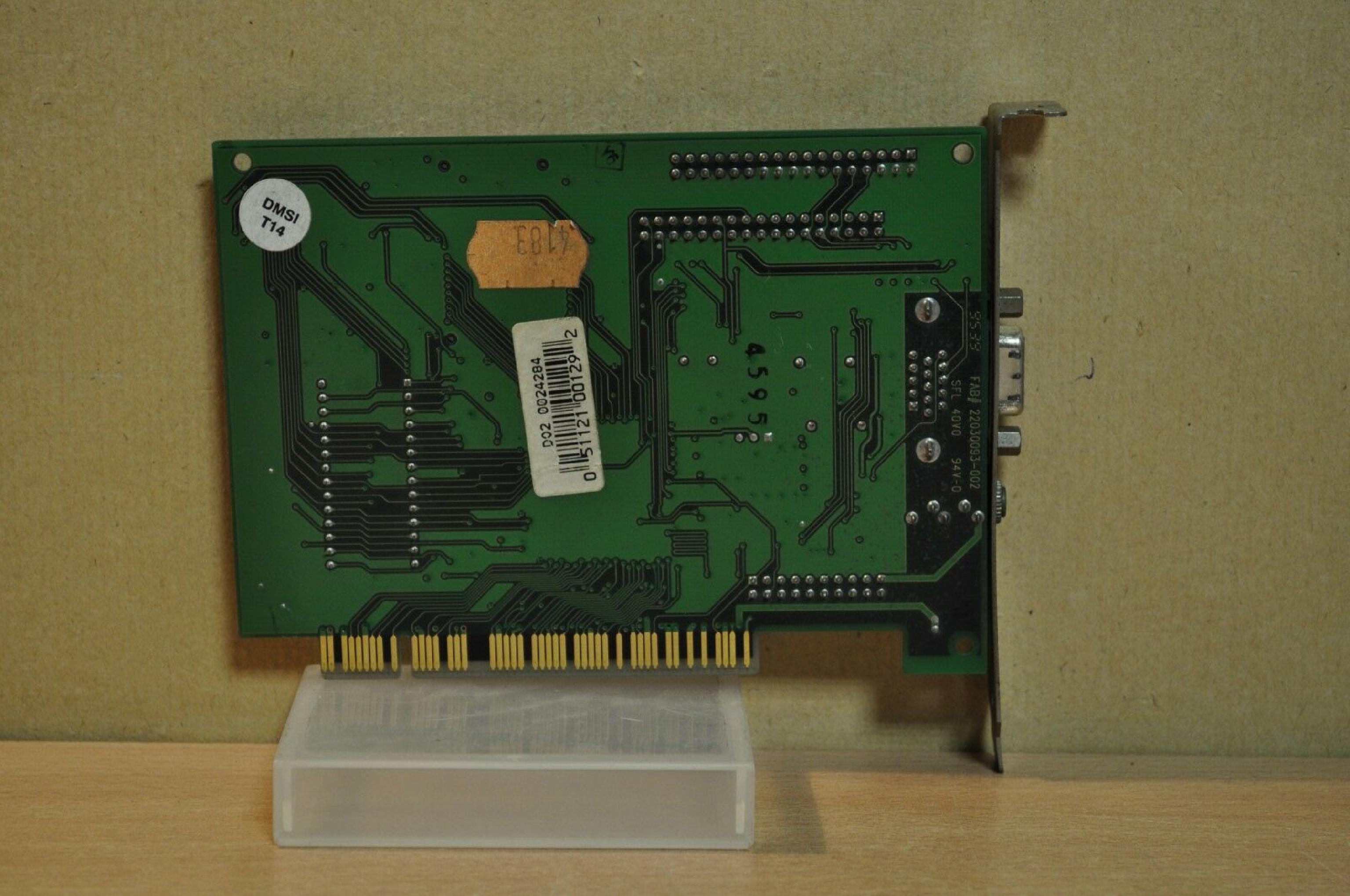 DIAMOND MULTIMEDIA SYSTEMS FTUPCI765TV PCI VGA S3 TRIO64V+ 2MB RAM