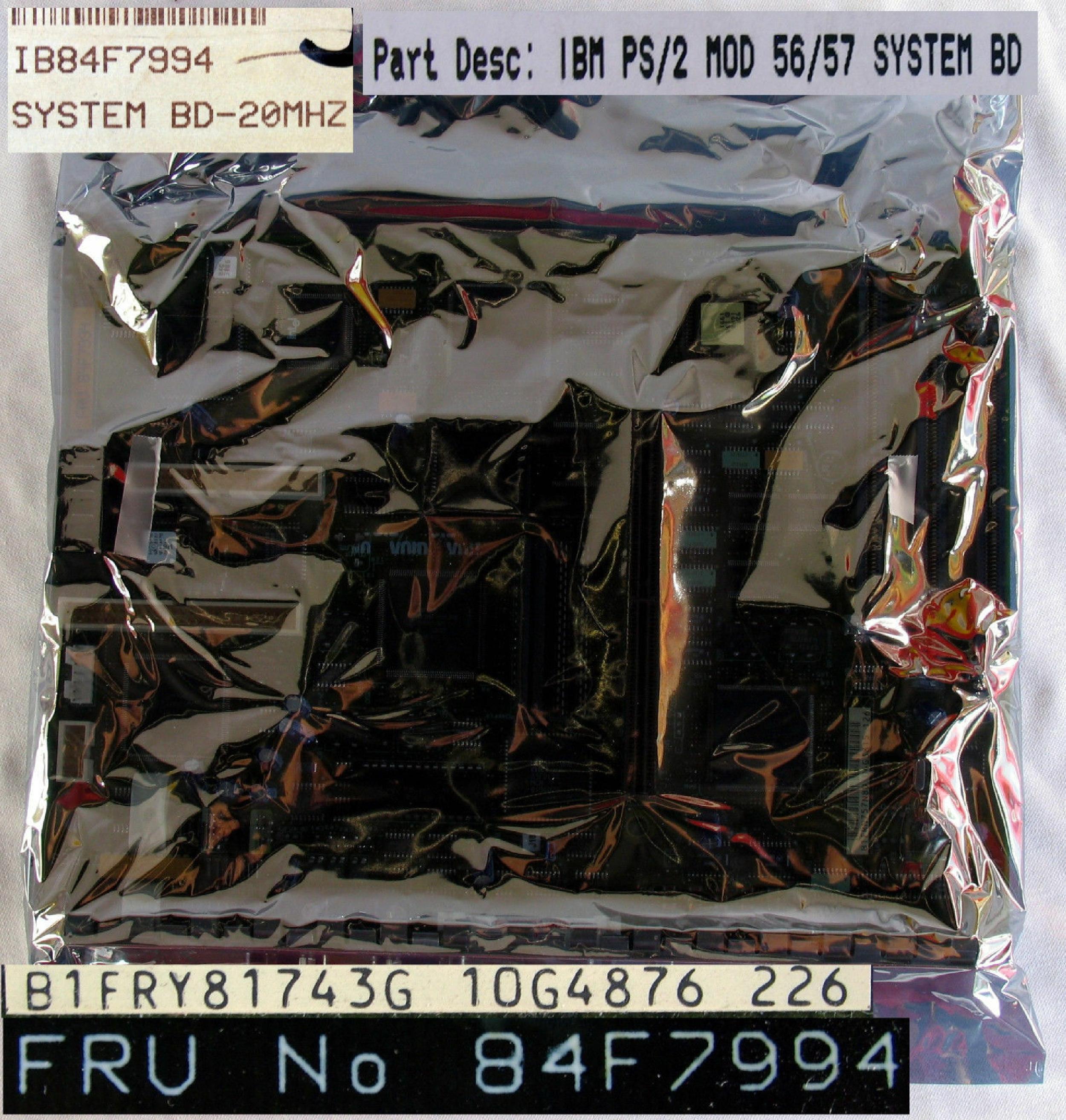 IBM 84F7994 PS/2 MCA SYSTEM BOARD