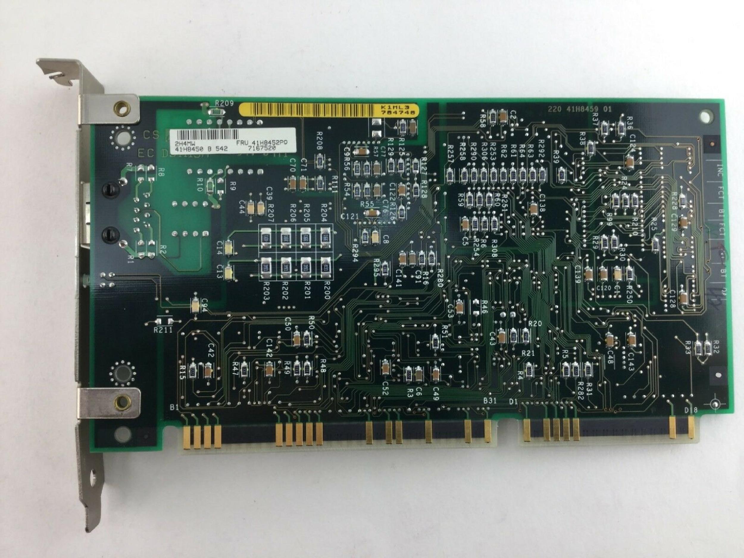 IBM 41H8450 AUTO 16/4 TOKEN RING ISA ADAPTER BOARD