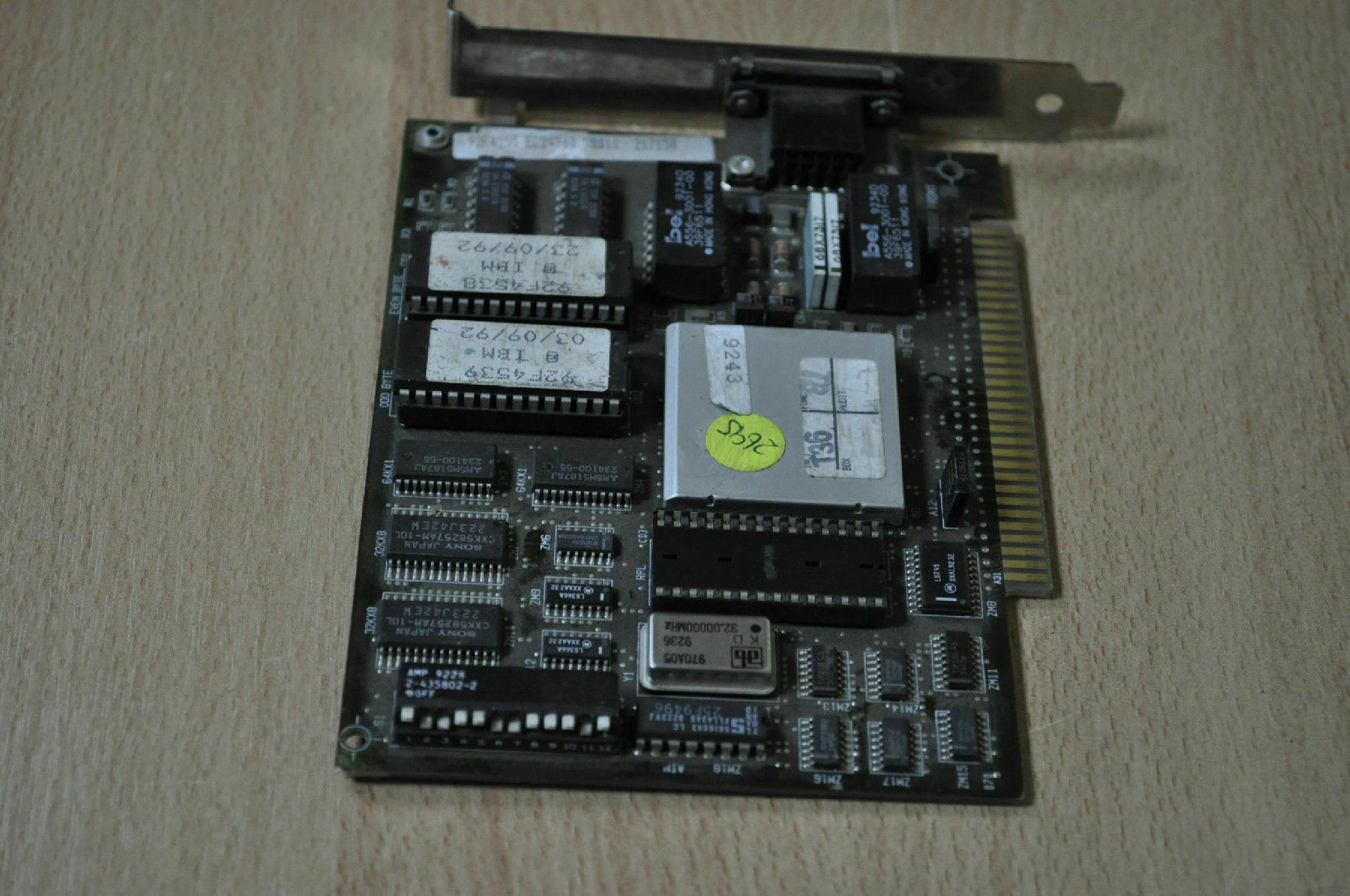 IBM 92F4555 TOKEN RING 16/4 ISA SHORT