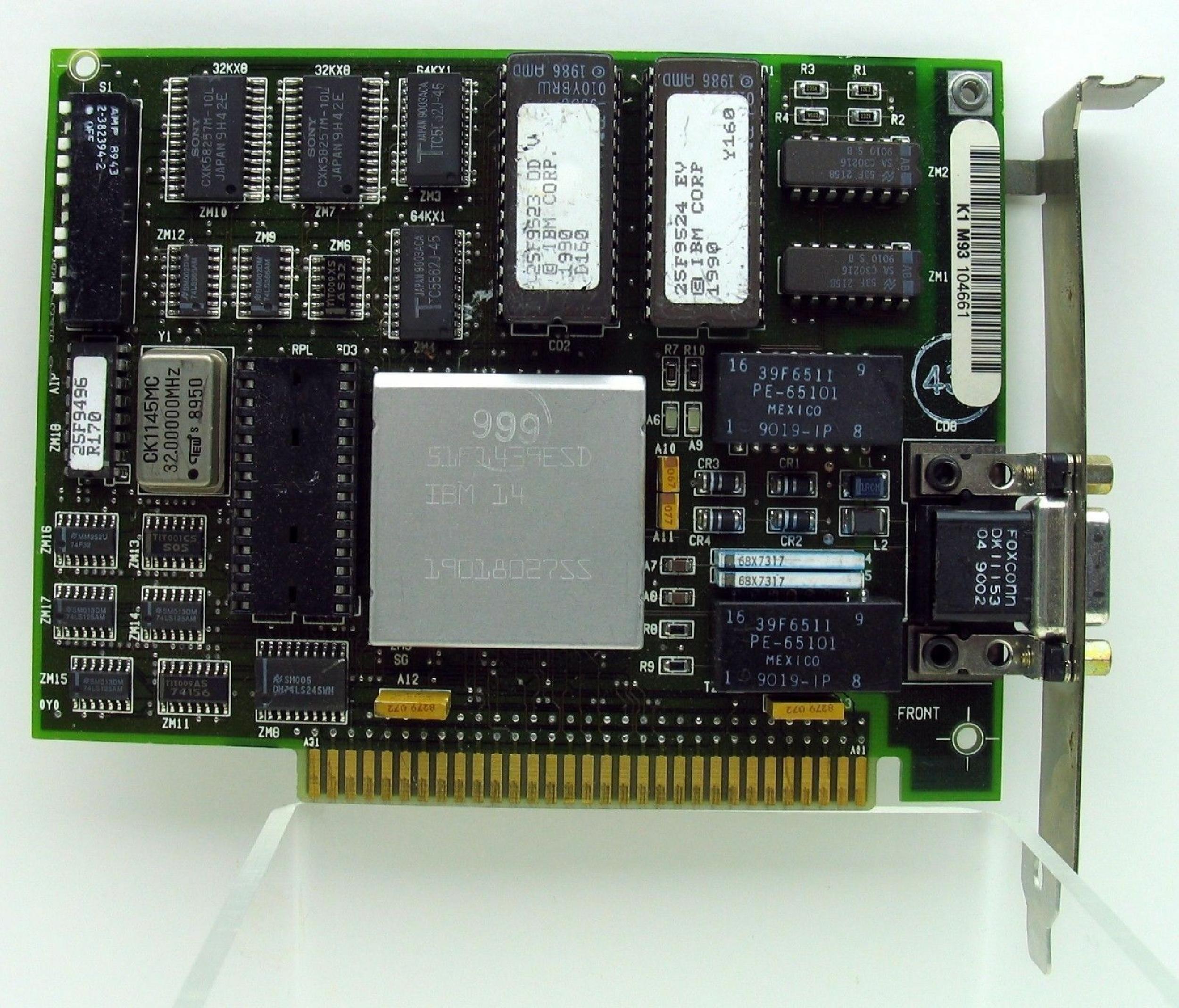 IBM 92F4555 TOKEN RING 16/4 ISA SHORT