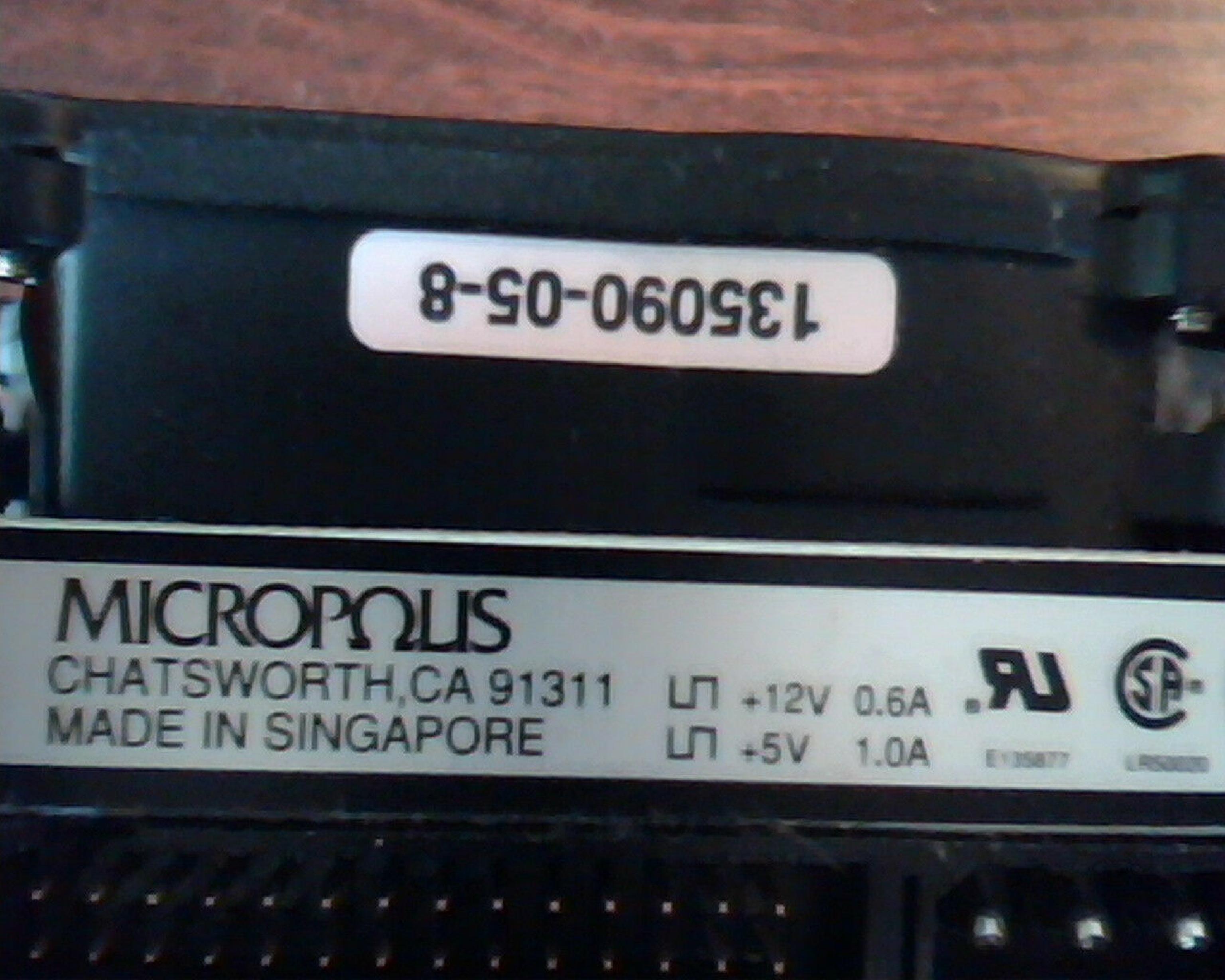 MICROPOLIS AK0057-01-5 560MB SCSI 50PIN 3.