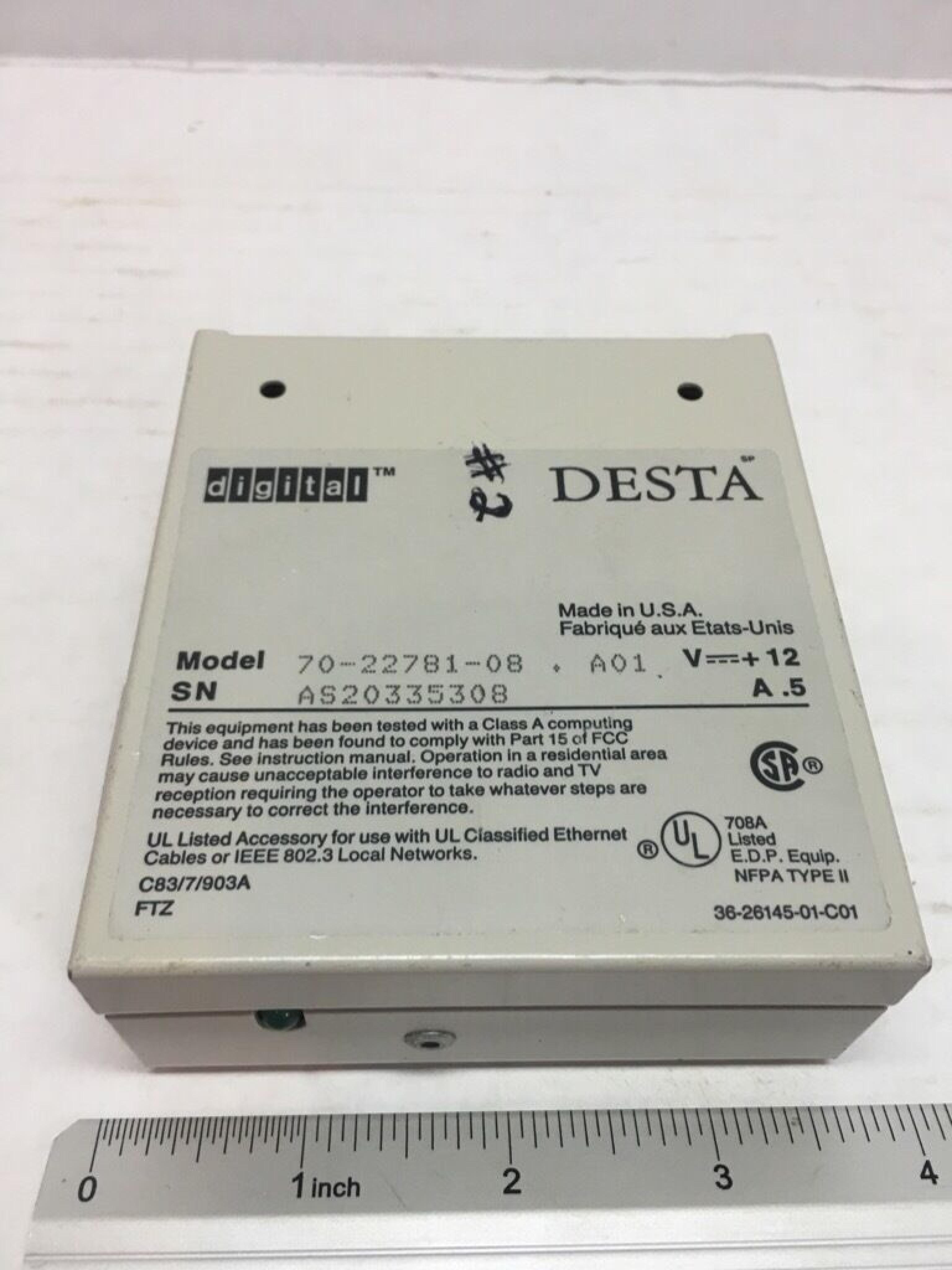 DEC / DIGITAL EQUIPMENT CORPORATION 70-22781-08 DESTA TRANSCEIVER