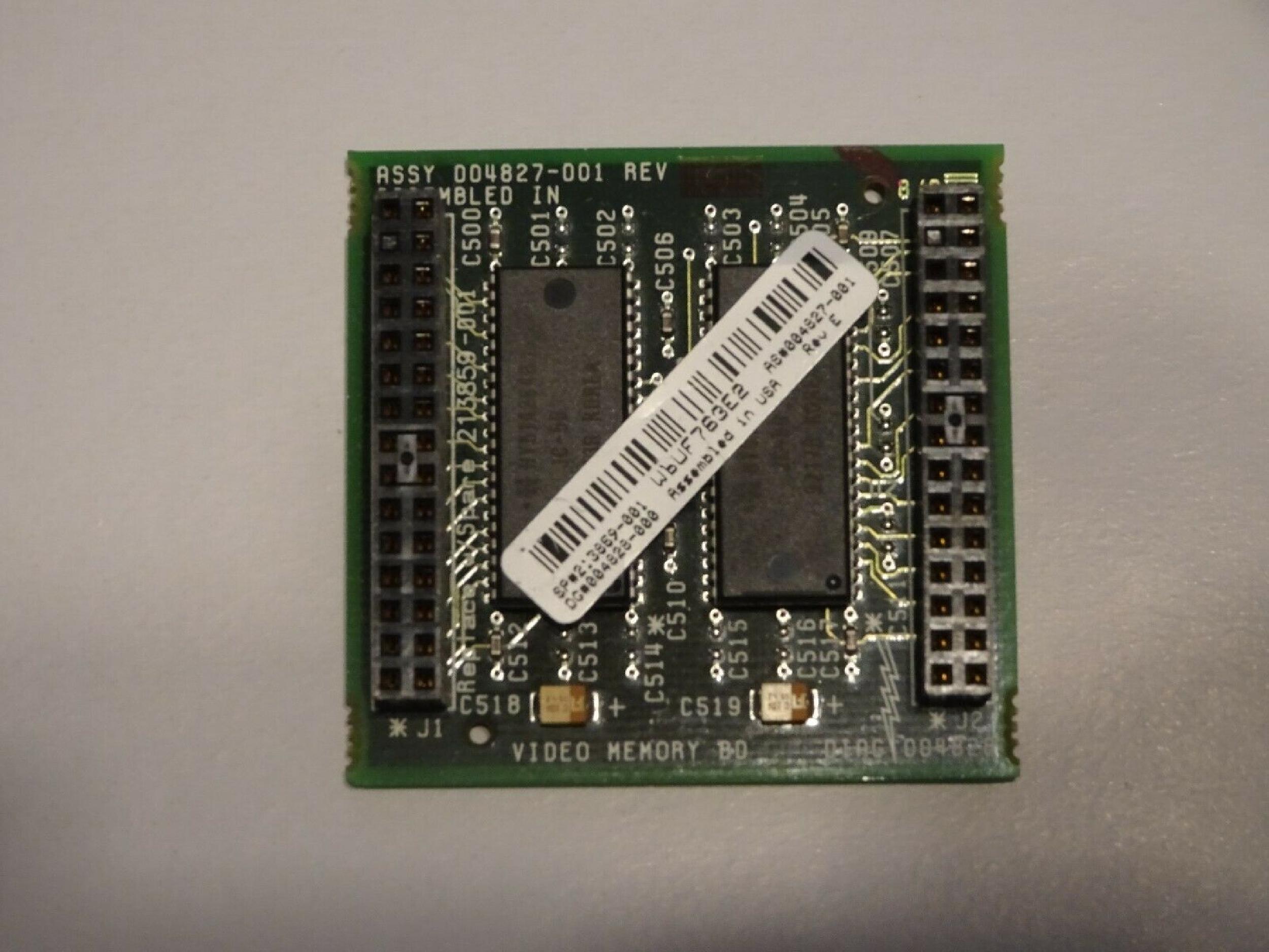 COMPAQ / HEWLETT PACKARD / HP 004827-001 1MB VIDEO RAM UPGRADE