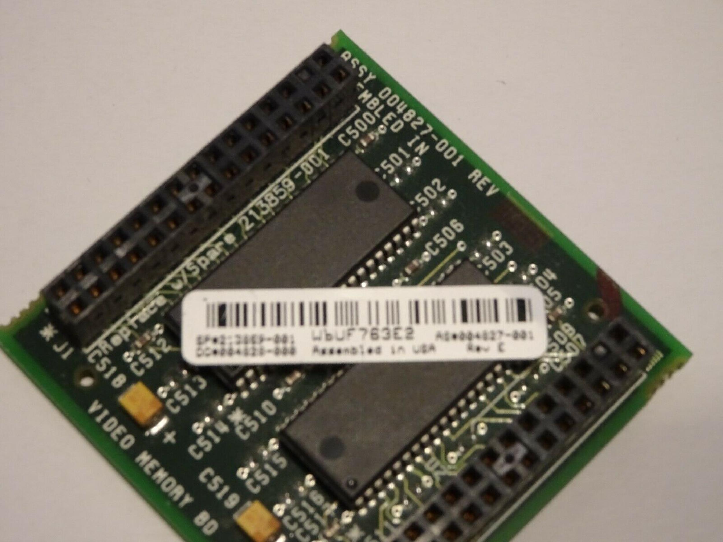 COMPAQ / HEWLETT PACKARD / HP 004827-001 1MB VIDEO RAM UPGRADE