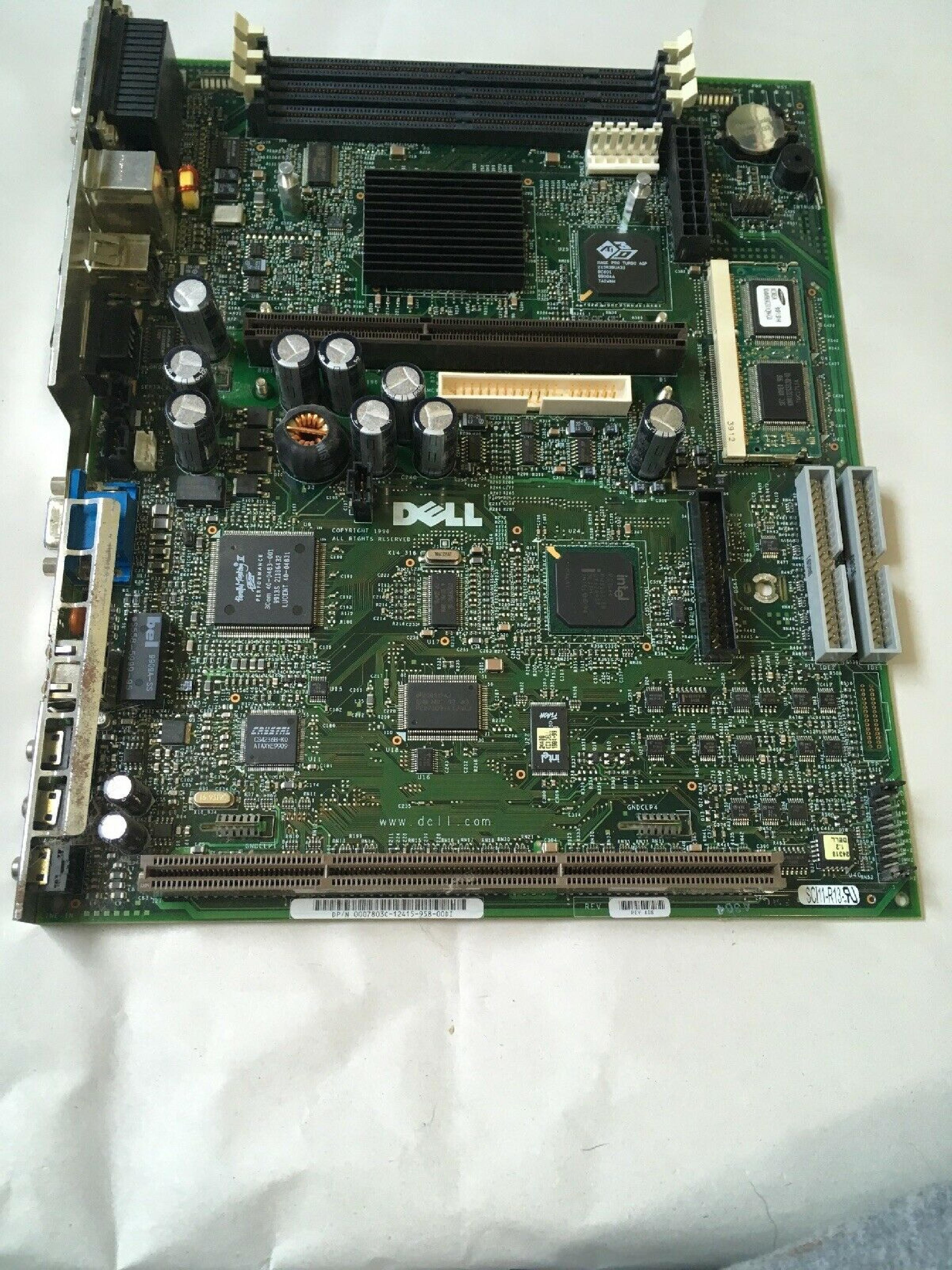 DELL 0007803C SYSTEM BOARD OPTIPLEX GX1 0007803C-12411-93A-QL4E