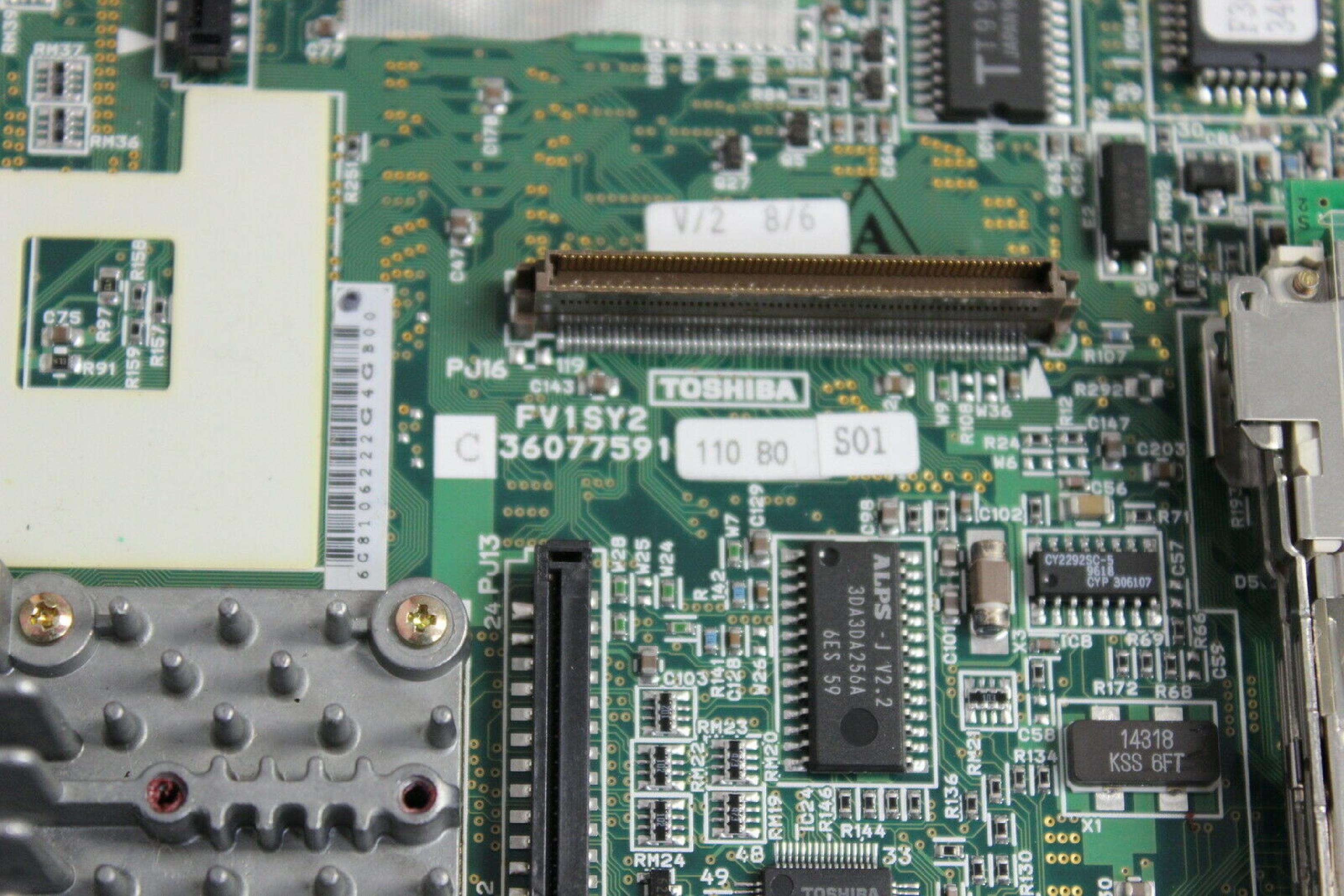 TOSHIBA FV1SY2 SYSTEM BOARD FOR 110CT ETC 110CS 115CS