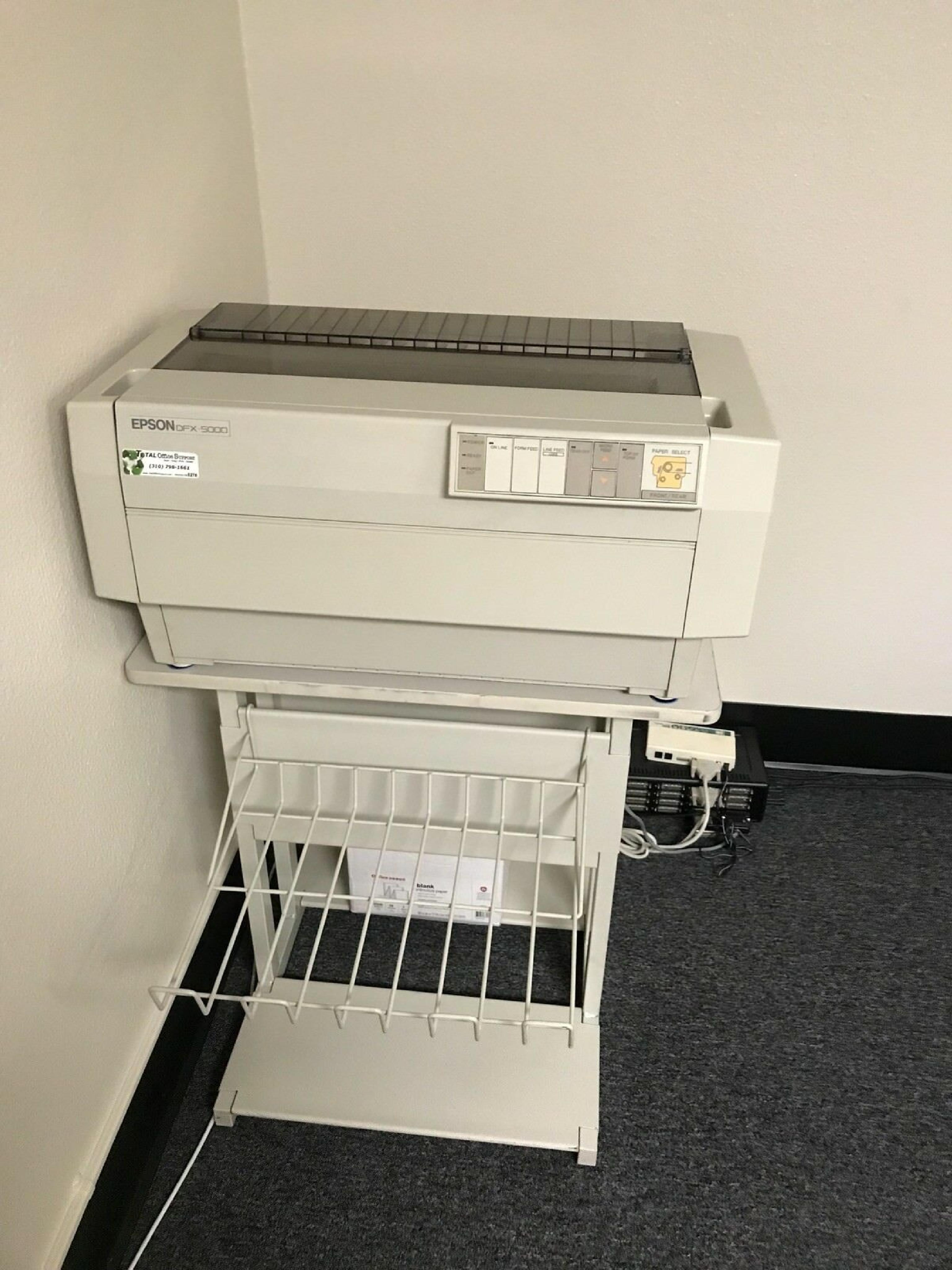 EPSON DFX-5000 DOT MATRIX PRINTER