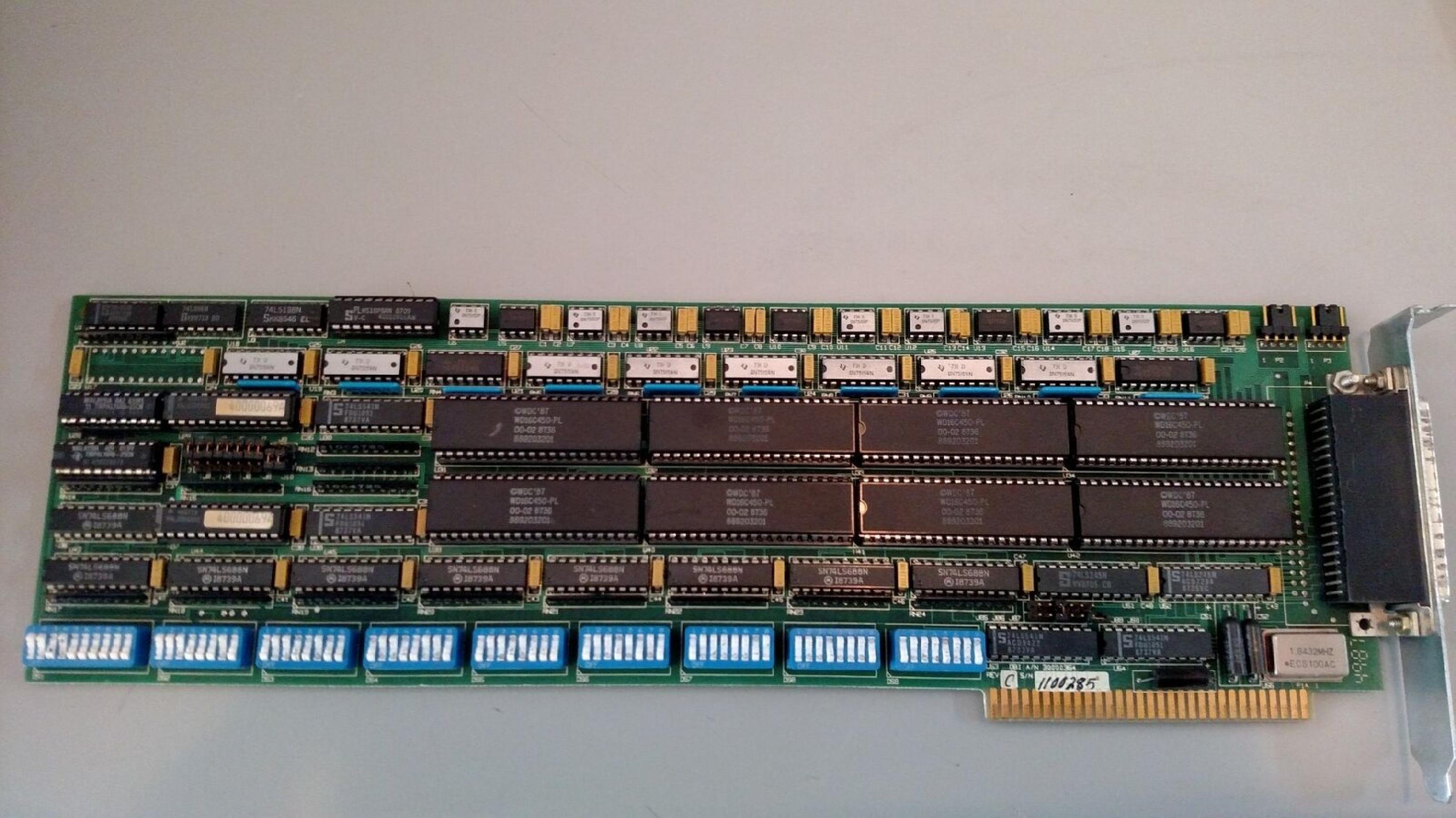 ARNET / DIGI INTERNATIONAL 30000354 MULTIPORT ISA SERIAL CARD REV N, P, E, J, C, D, G, F, H