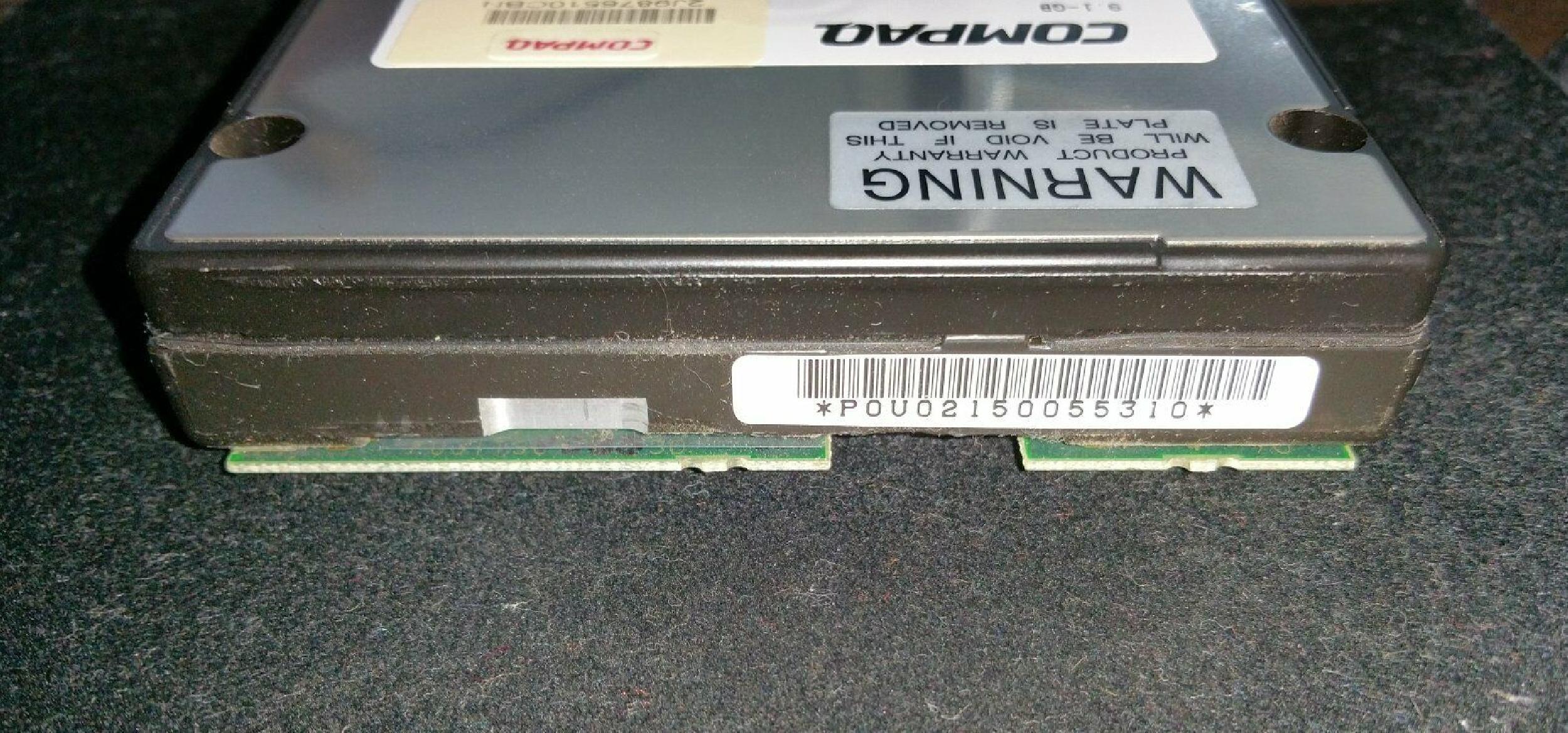 COMPAQ / HEWLETT PACKARD / HP 313706-B21 9.1GB WIDE-ULTRA SCSI-3 HOT PLUG - STOCK ACCESSIBLE SCSI HARD DRIVE