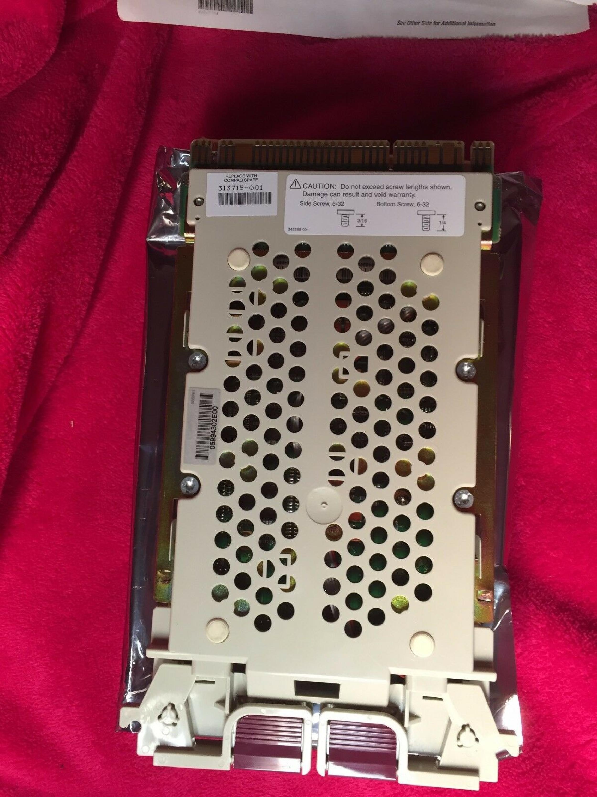 COMPAQ / HEWLETT PACKARD / HP 313715-001 9.1GB WIDE-ULTRA SCSI-3 HOT PLUG - STOCK ACCESSIBLE SCSI HARD DRIVE