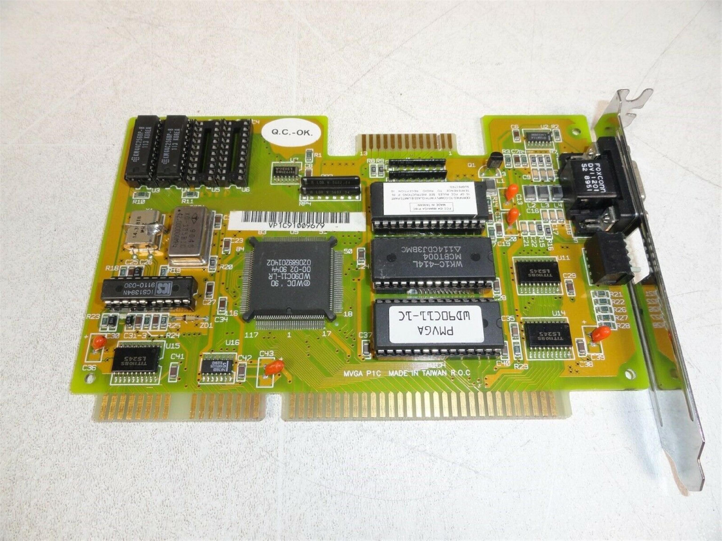 WESTERN DIGITAL / WD WD90C11-1C ISA MVGA VIDEO CARD