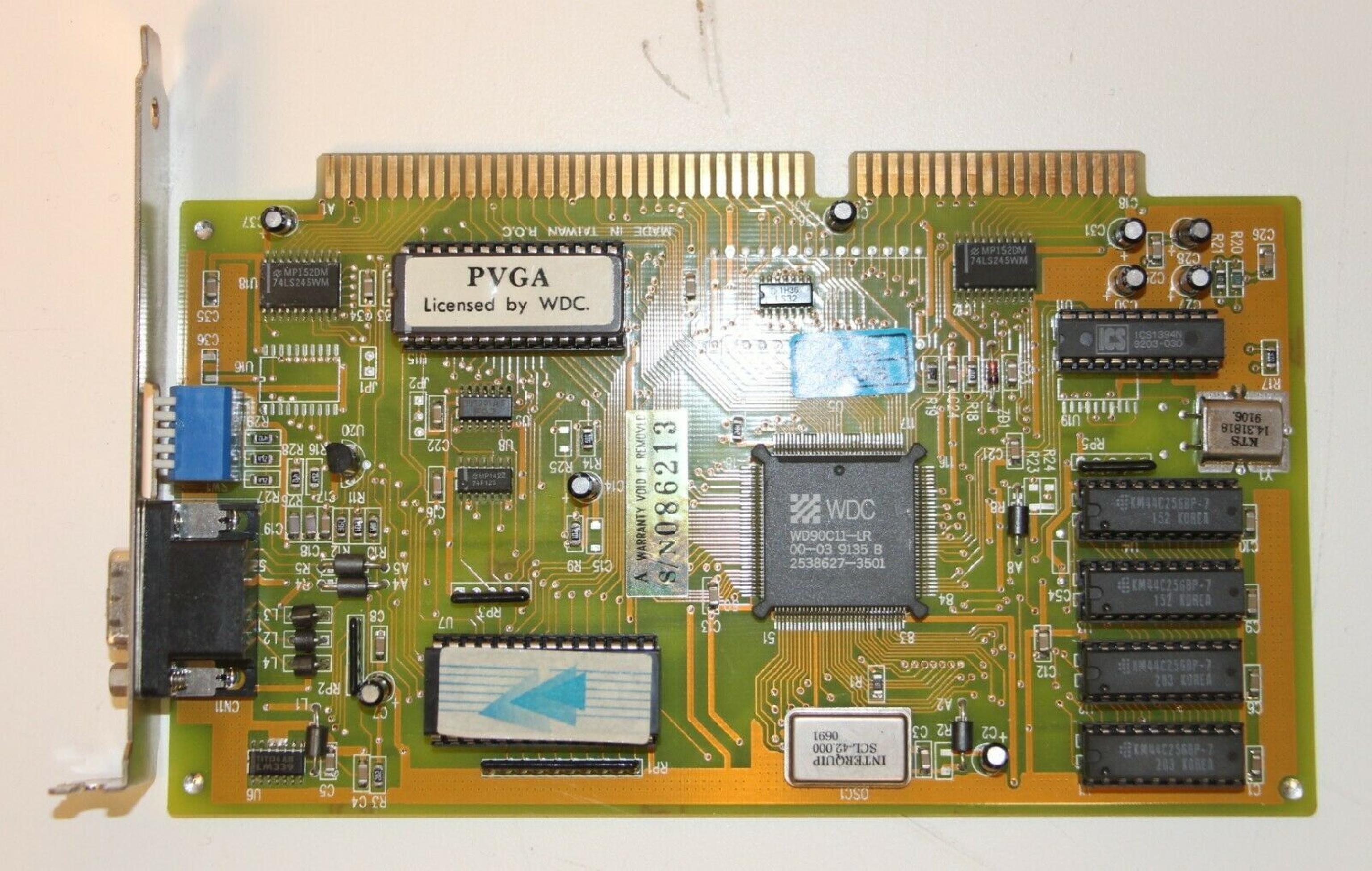 WESTERN DIGITAL / WD WD90C11-LR ISA VGA CARD