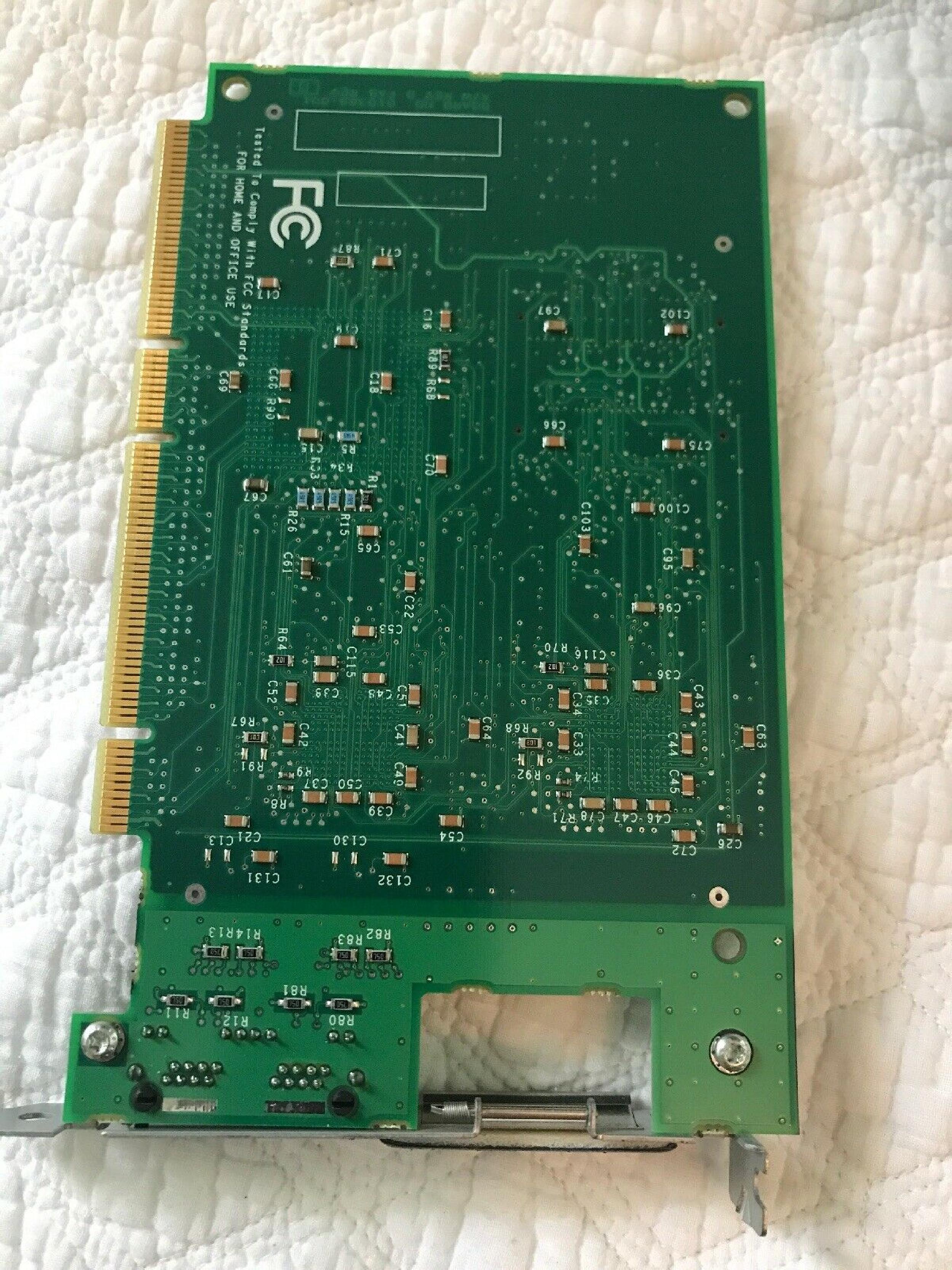 COMPAQ / HEWLETT PACKARD / HP 161105-001 10/100 DUAL-CHANNEL 64-PCI NIC ETHERNET ADAPTER PCI DUAL NETWORK CARD PORT FAST INTERNET 64 BIT BASE BOARD (2) RJ-45 CONNECTORS (UPGRADABLE TO FOUR PORTS)