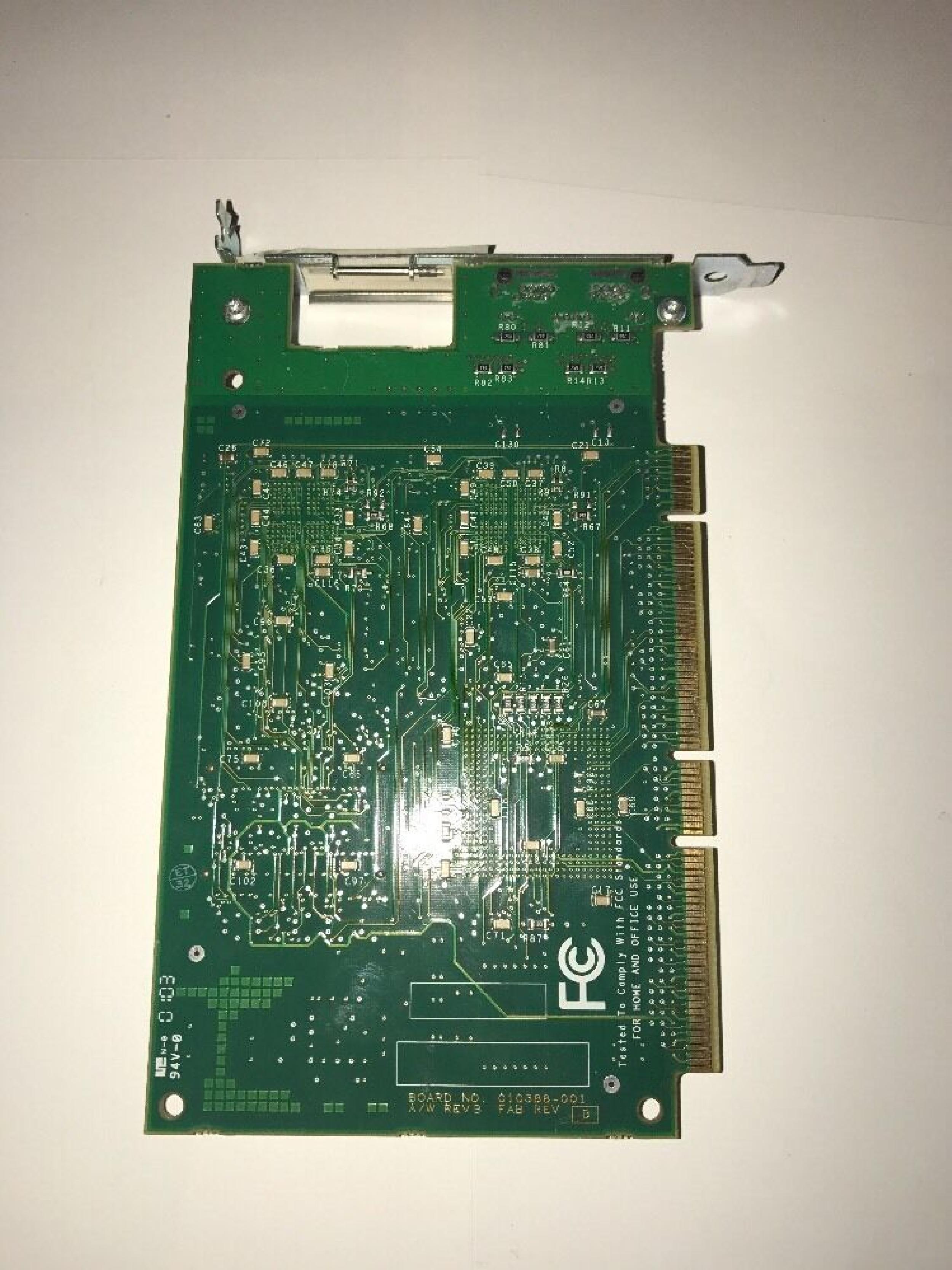 COMPAQ / HEWLETT PACKARD / HP 161105-001 10/100 DUAL-CHANNEL 64-PCI NIC ETHERNET ADAPTER PCI DUAL NETWORK CARD PORT FAST INTERNET 64 BIT BASE BOARD (2) RJ-45 CONNECTORS (UPGRADABLE TO FOUR PORTS)