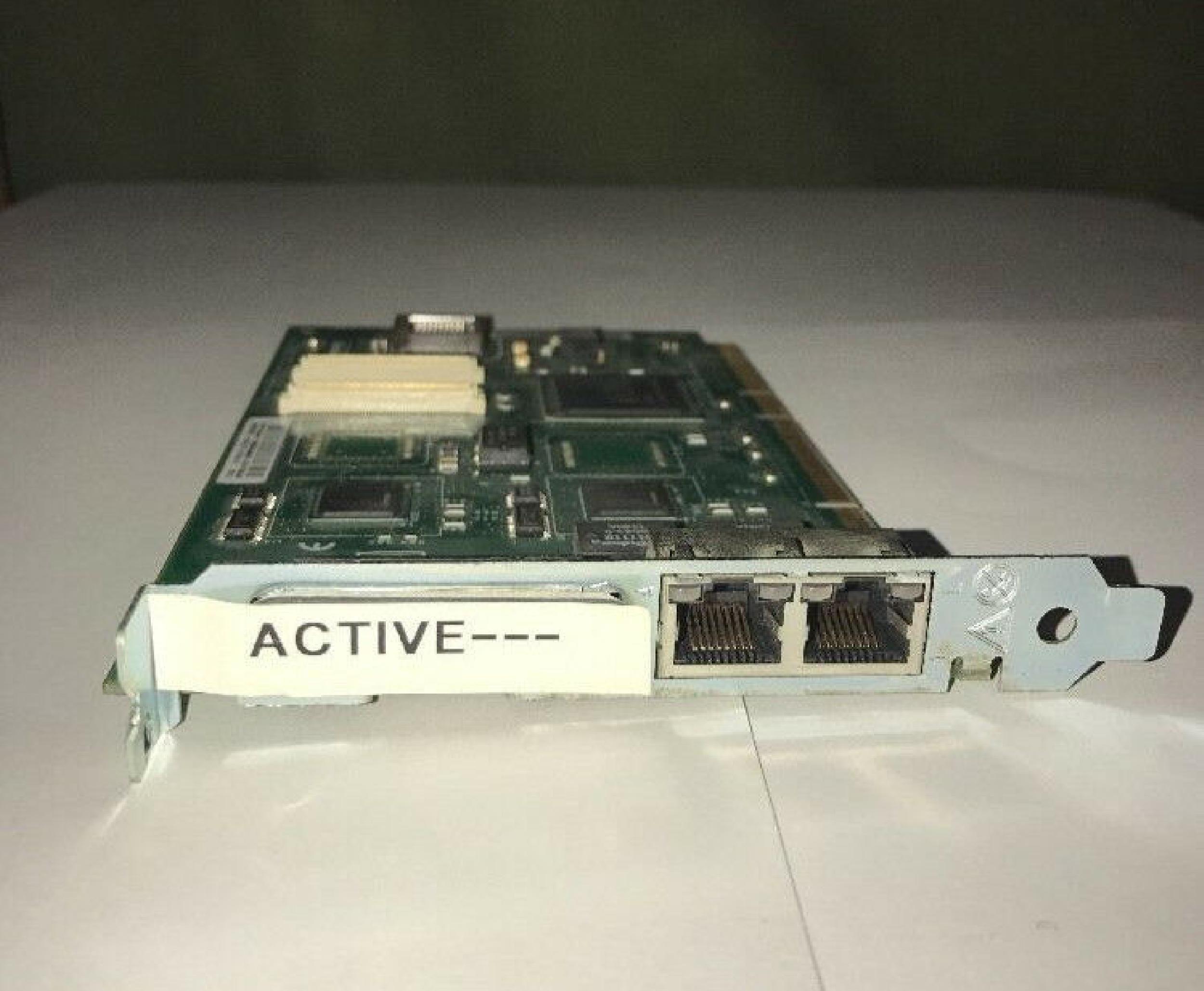 COMPAQ / HEWLETT PACKARD / HP 161105-001 10/100 DUAL-CHANNEL 64-PCI NIC ETHERNET ADAPTER PCI DUAL NETWORK CARD PORT FAST INTERNET 64 BIT BASE BOARD (2) RJ-45 CONNECTORS (UPGRADABLE TO FOUR PORTS)