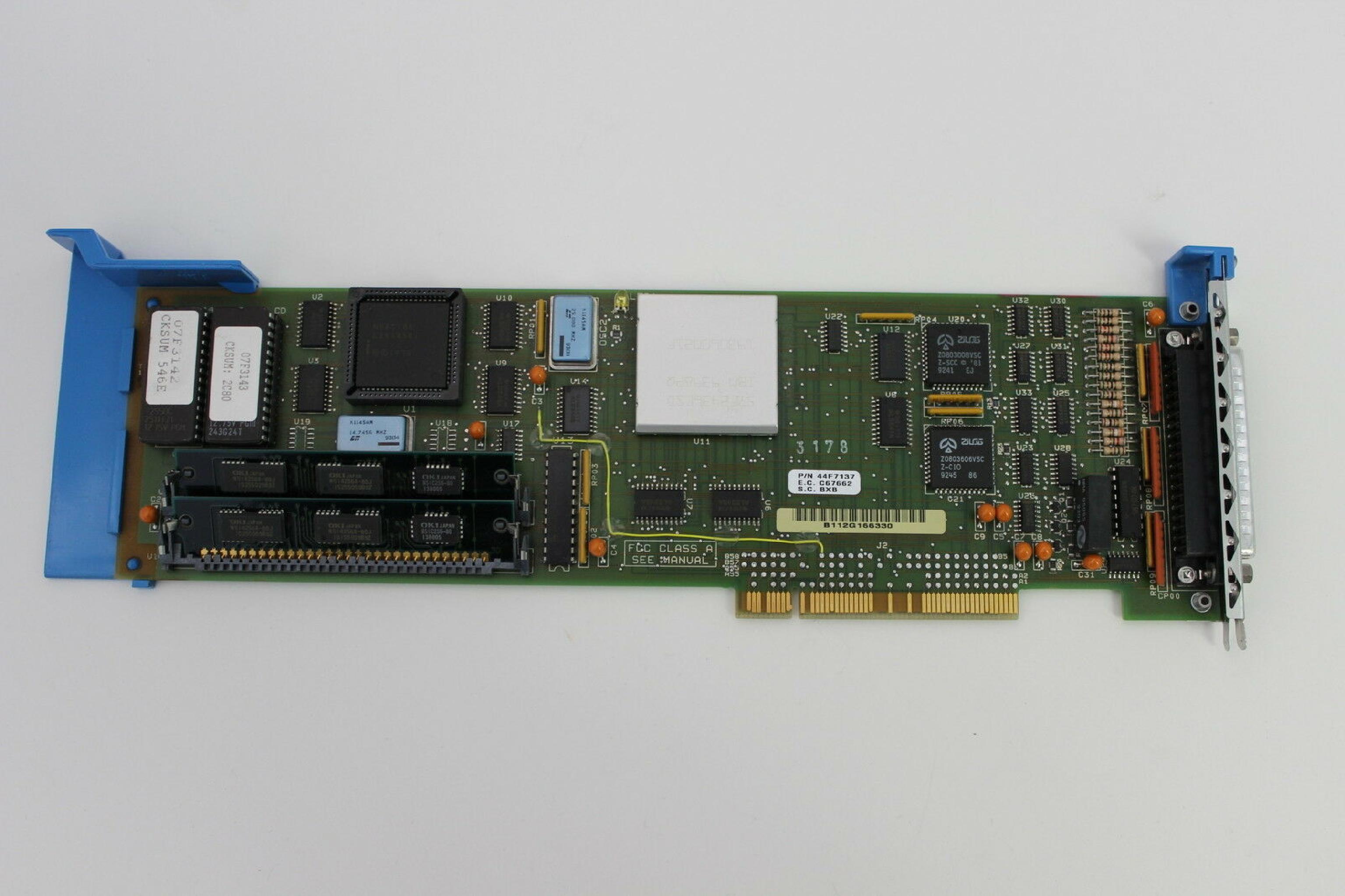 IBM 16F1858 RS6000 X.25 ARTIC MCA ADAPTER CARD