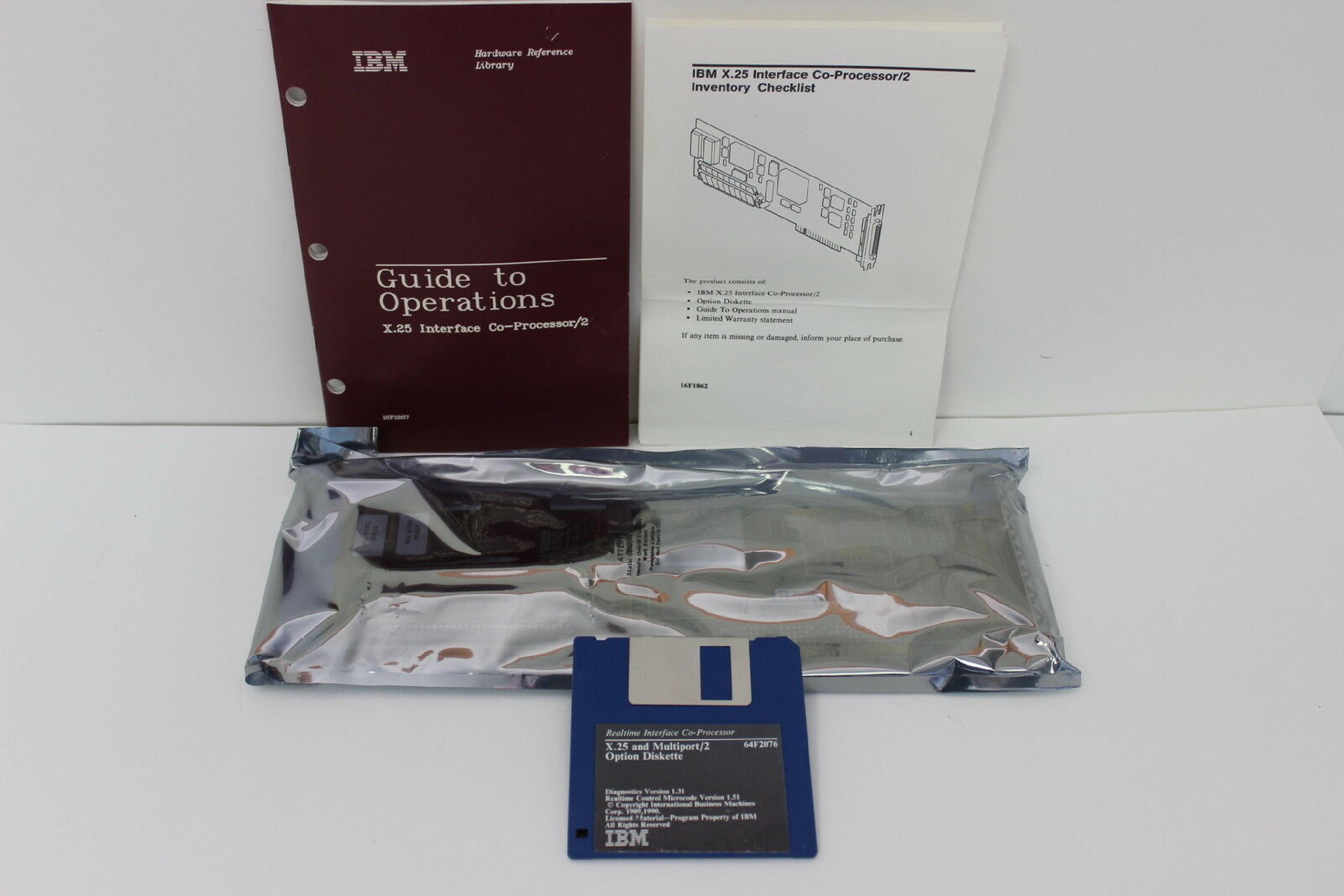 IBM 16F1858 RS6000 X.25 ARTIC MCA ADAPTER CARD