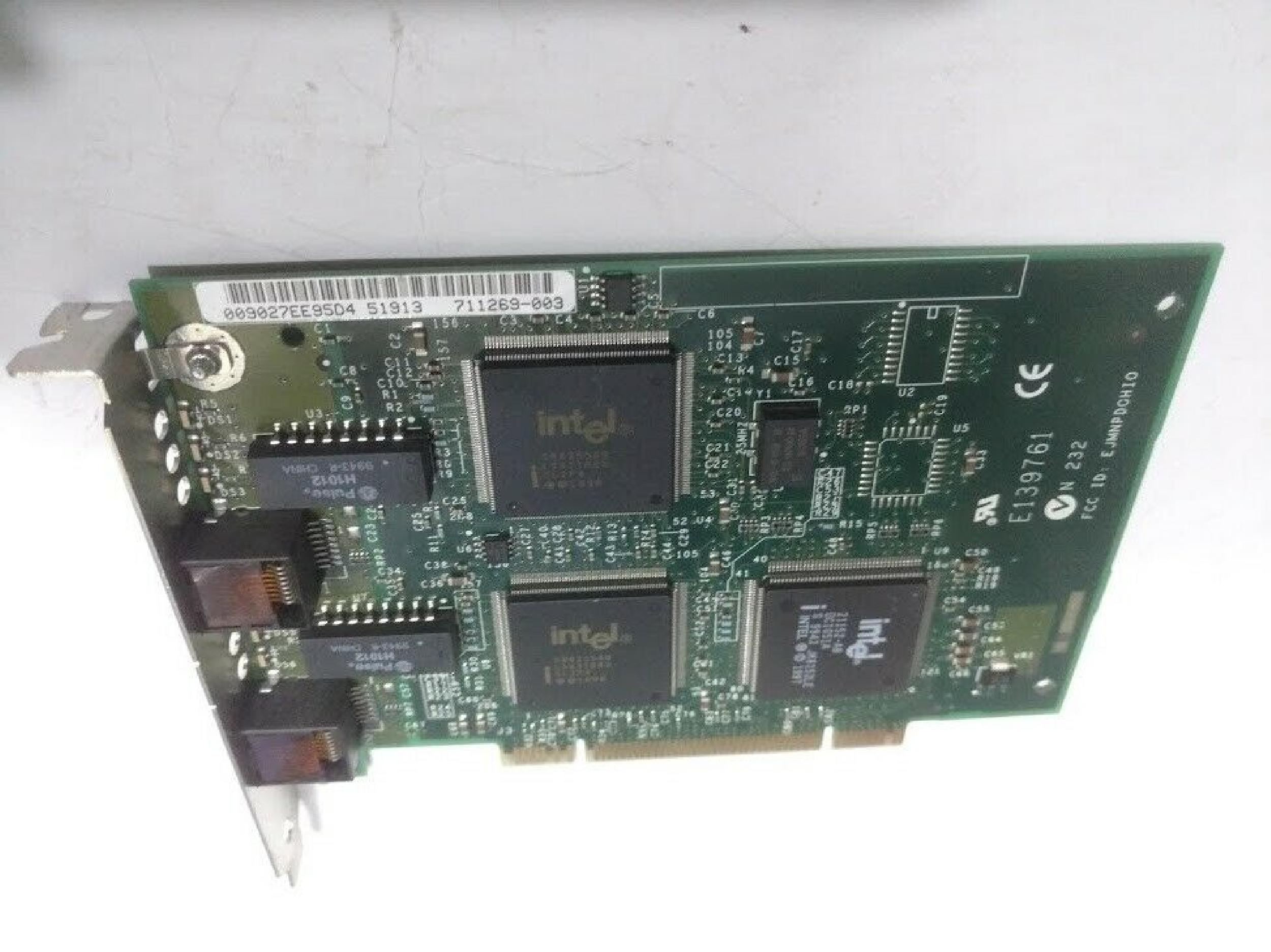 INTEL 711269-003 DUAL 10/100TX PCI NIC NETWORK CARD