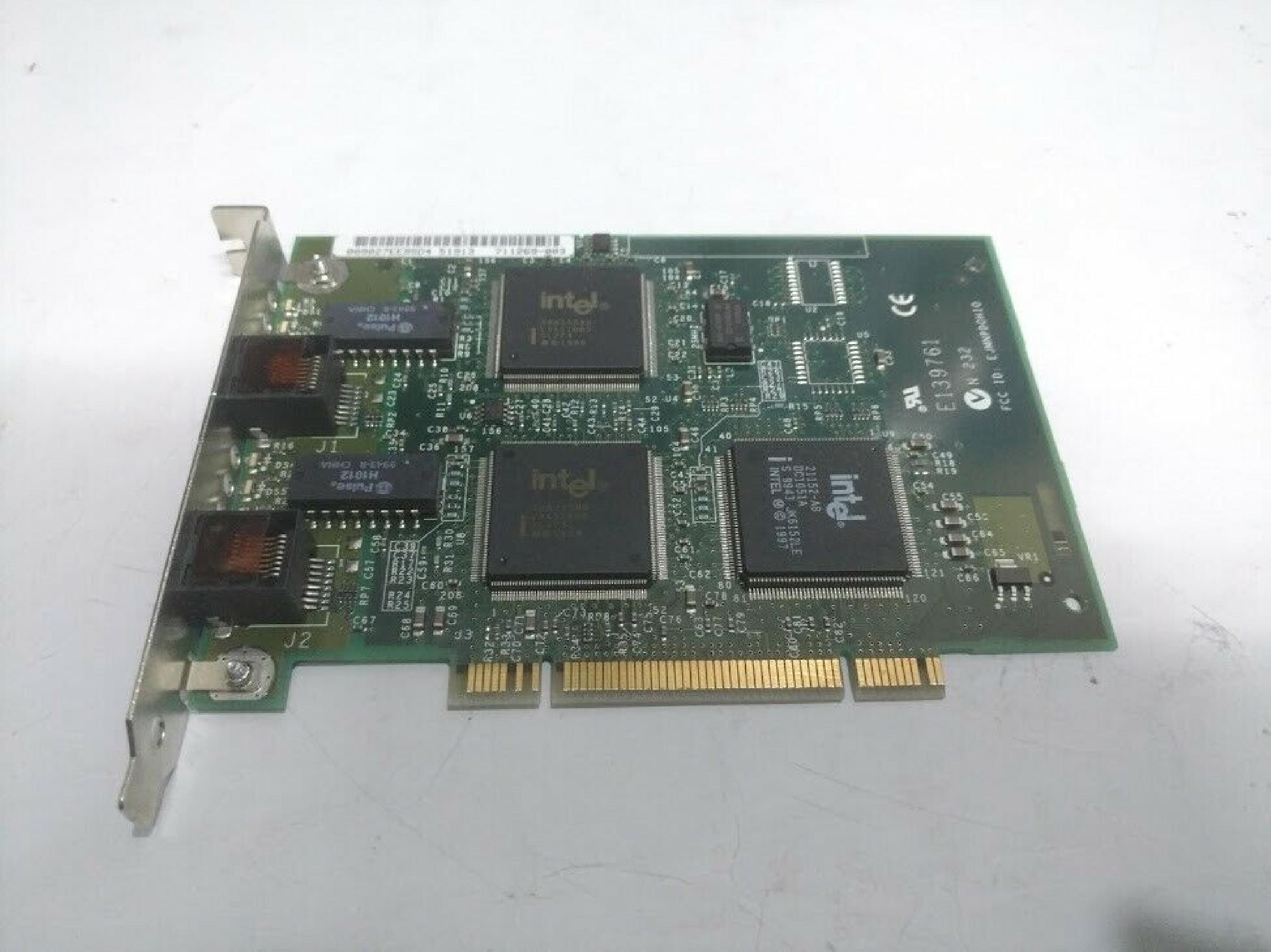 INTEL 703875-004 DUAL 10/100TX PCI NIC NETWORK CARD