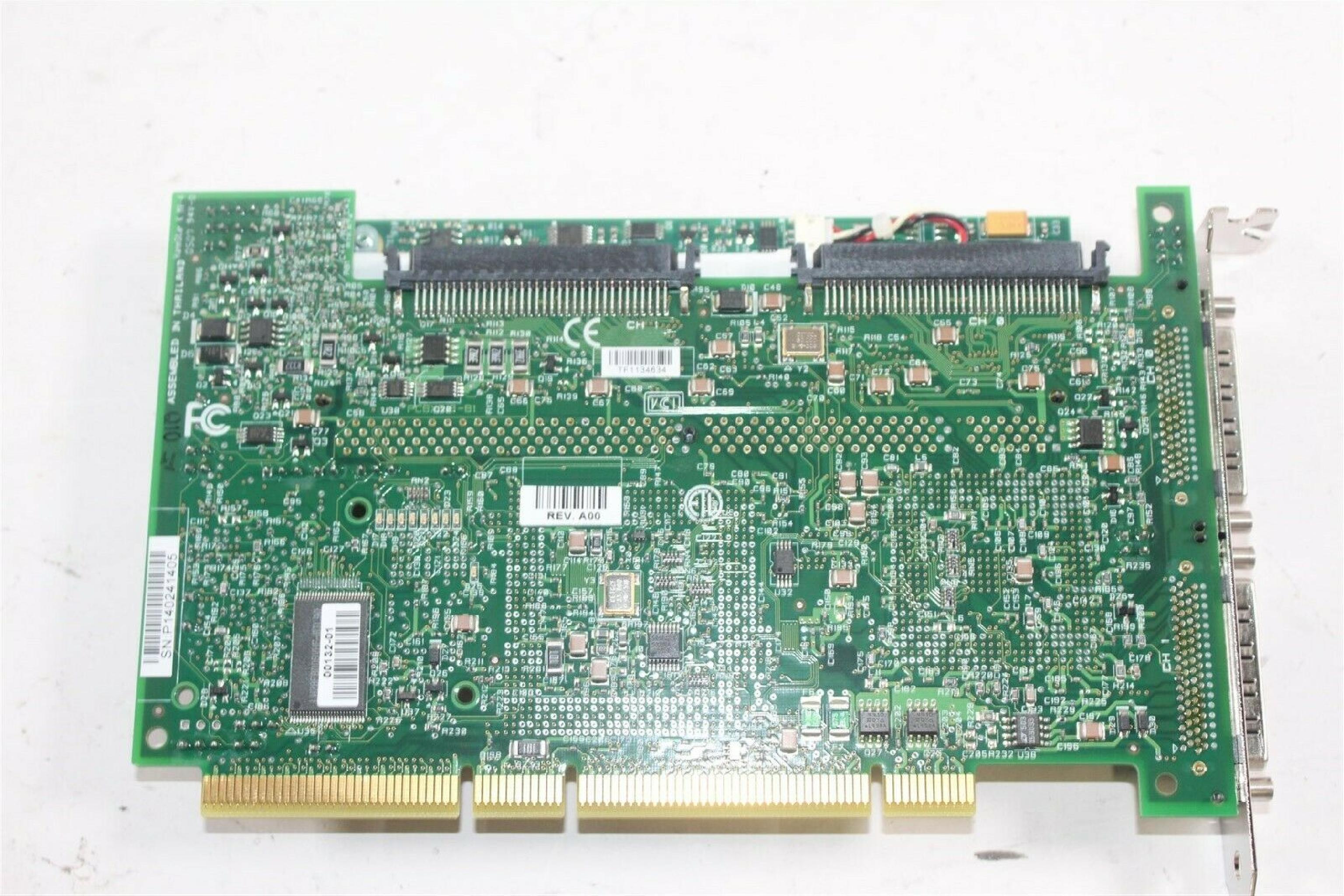 DELL D9205 PERC CONTROLLER WITH REBUILT BATTERY PACK Dell 0J4717 Dual Channel Ultra 320 SCSI Raid Controller Card