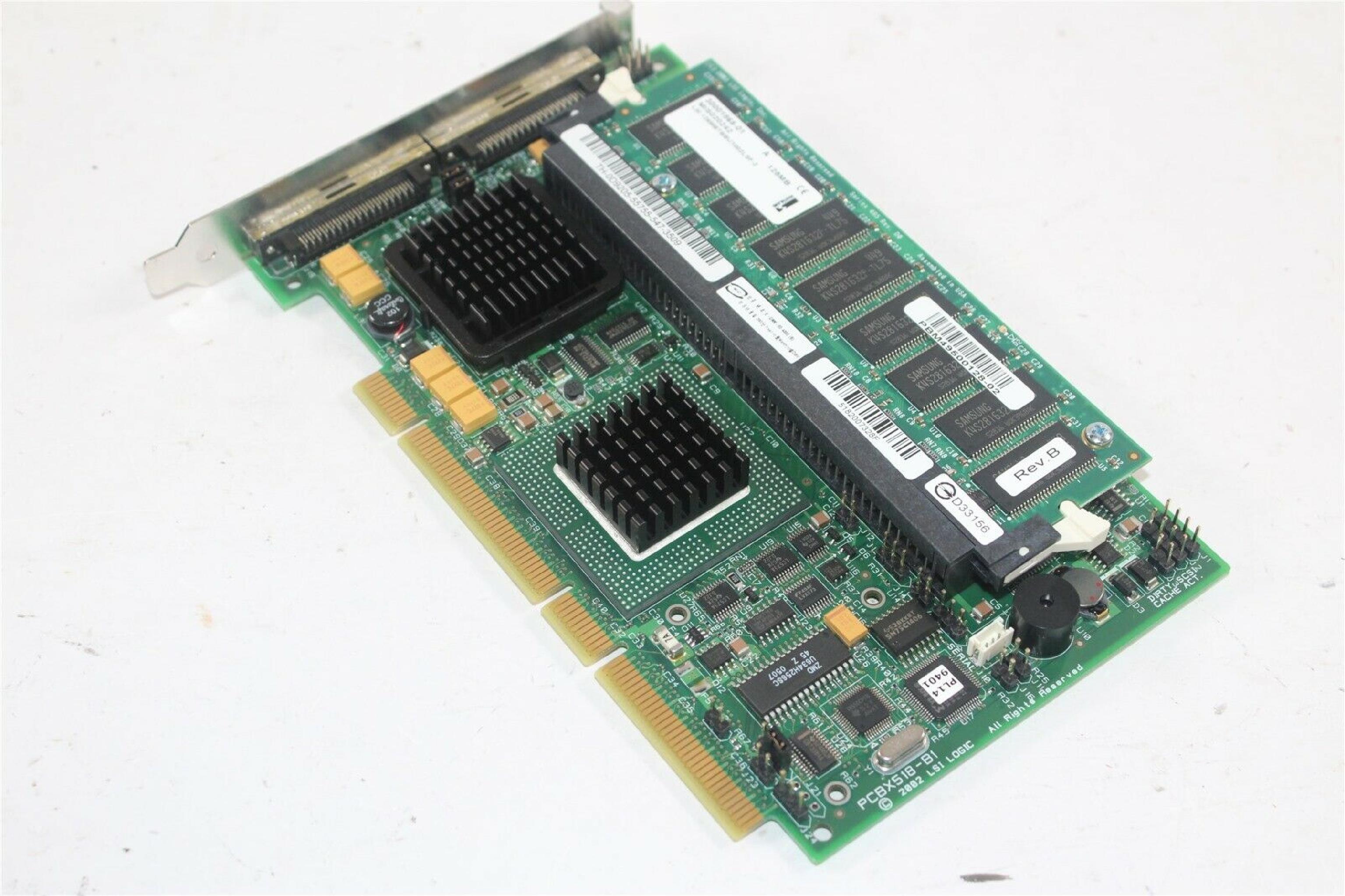 DELL D9205 PERC CONTROLLER WITH REBUILT BATTERY PACK Dell 0J4717 Dual Channel Ultra 320 SCSI Raid Controller Card