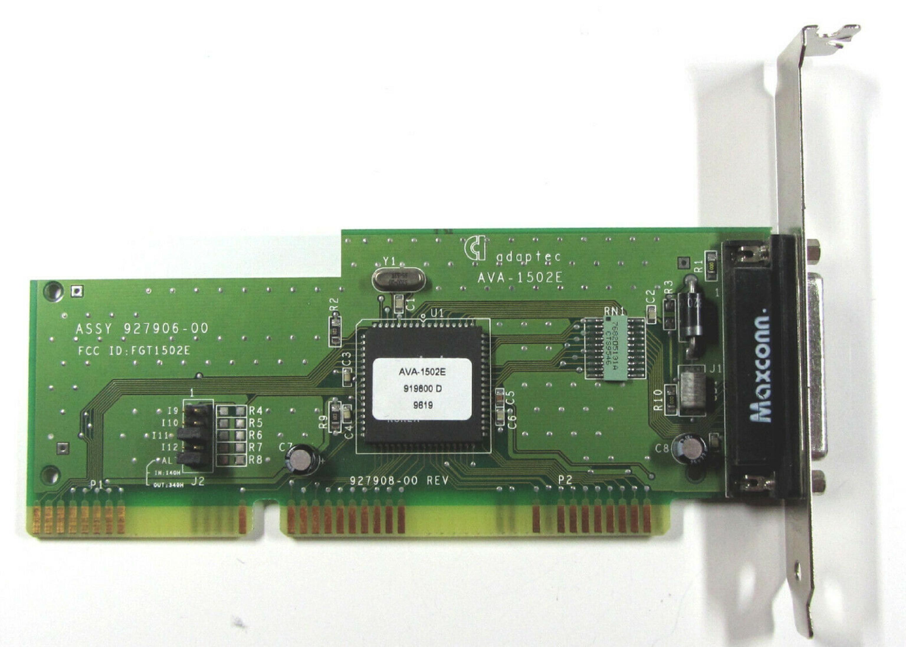 ADAPTEC AVA-1502E ISA SCSI CONTROLLER