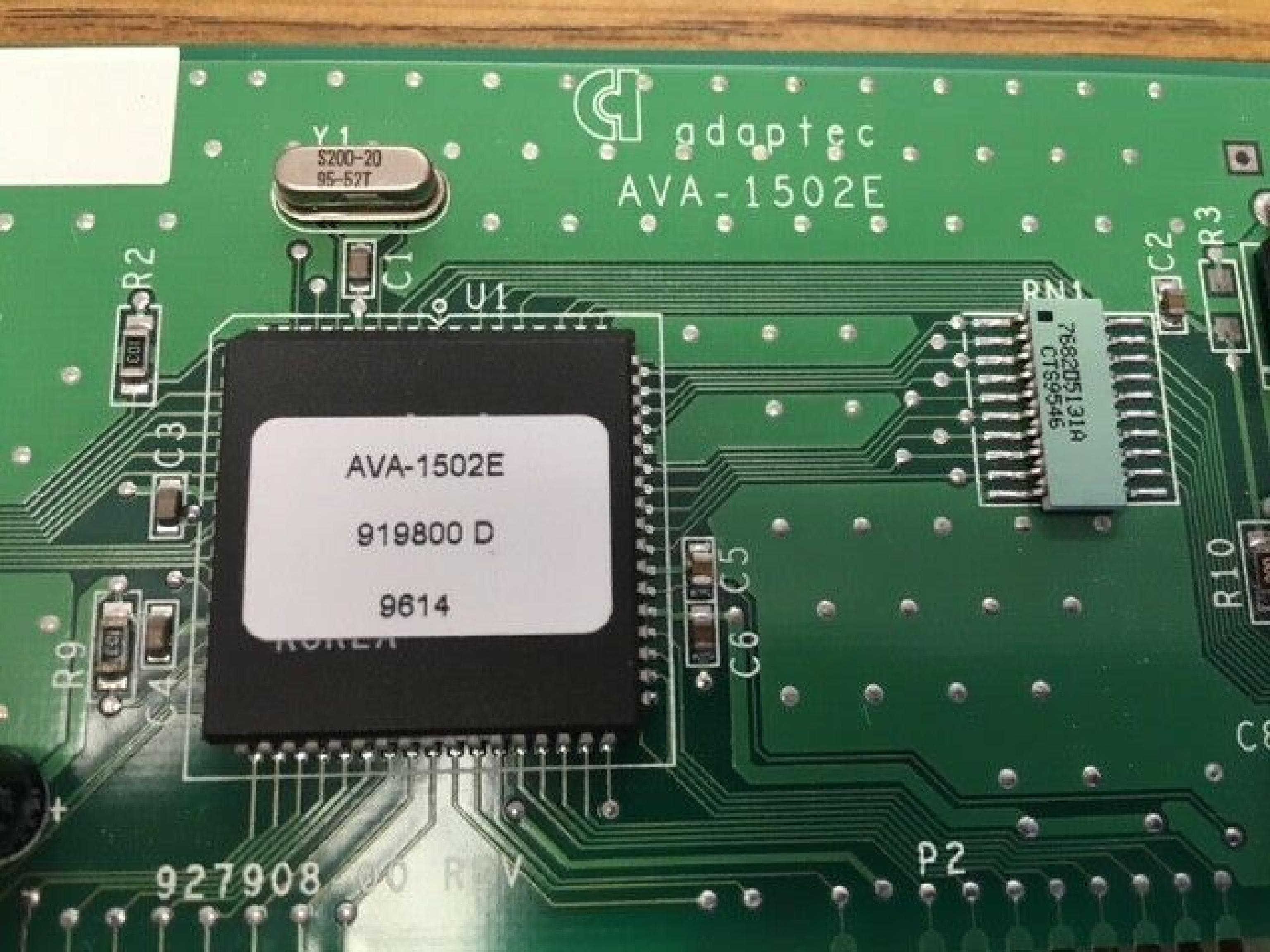 ADAPTEC AVA-1502E ISA SCSI CONTROLLER