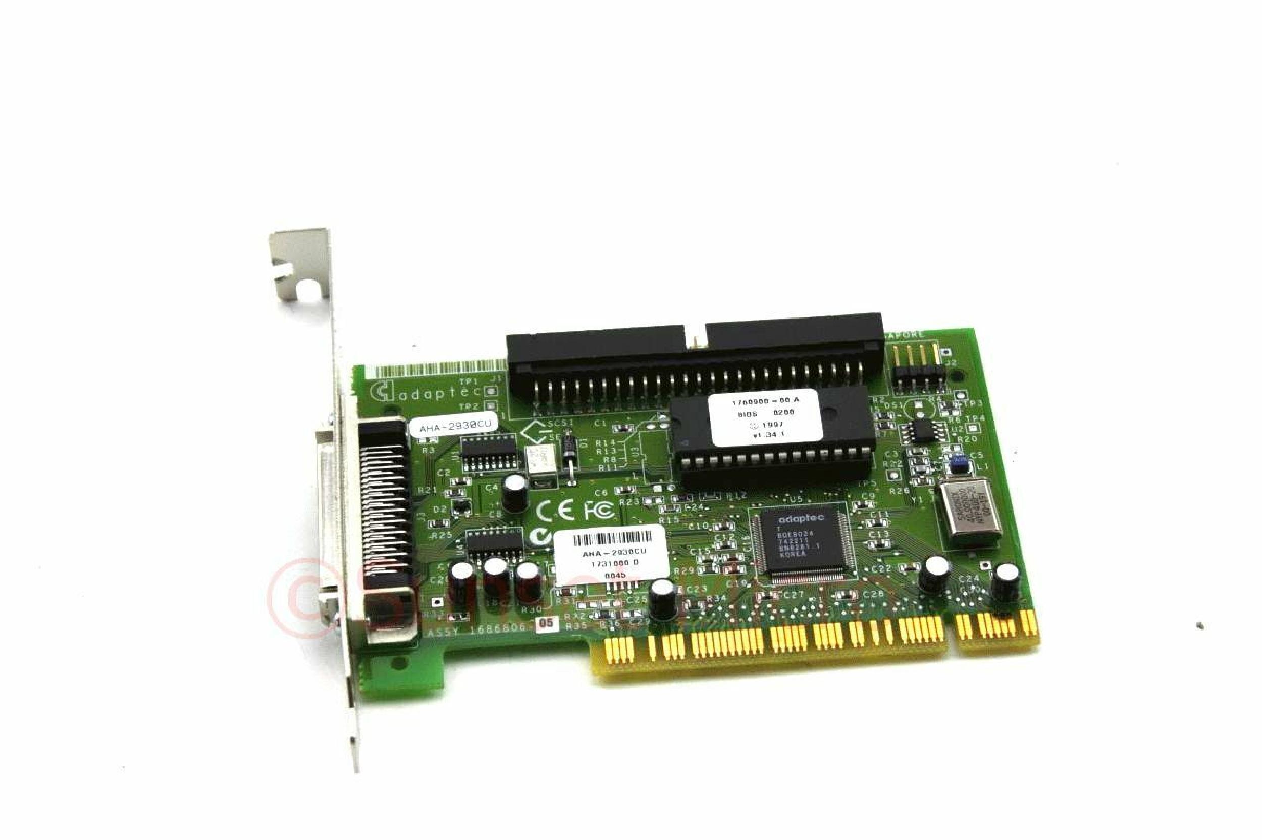 ADAPTEC 1686807-00 PCI SCSI CONTROLLER EXTERNAL SE CARD