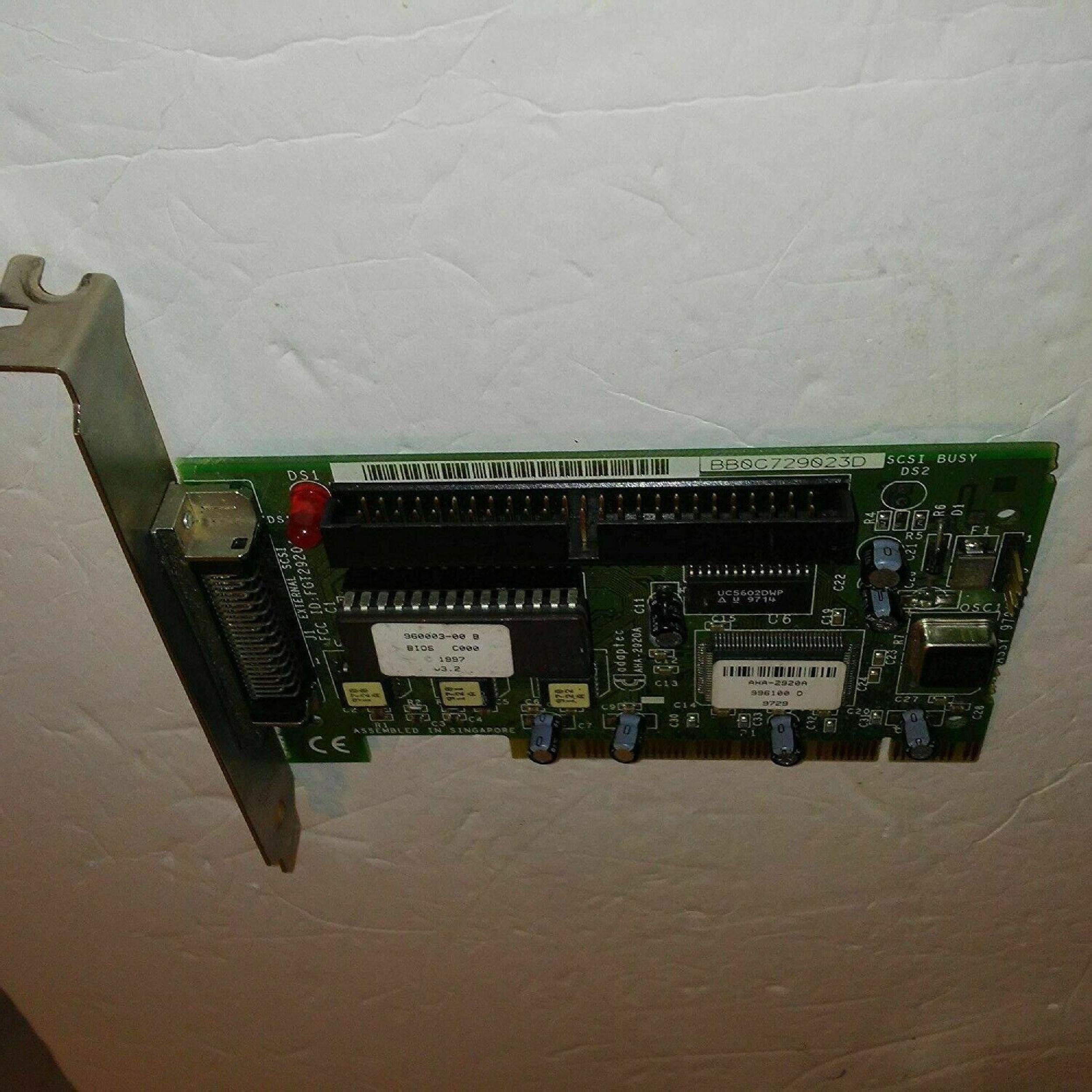 ADAPTEC 970107-00 PCI SCSI HOST ADAPTER CARD