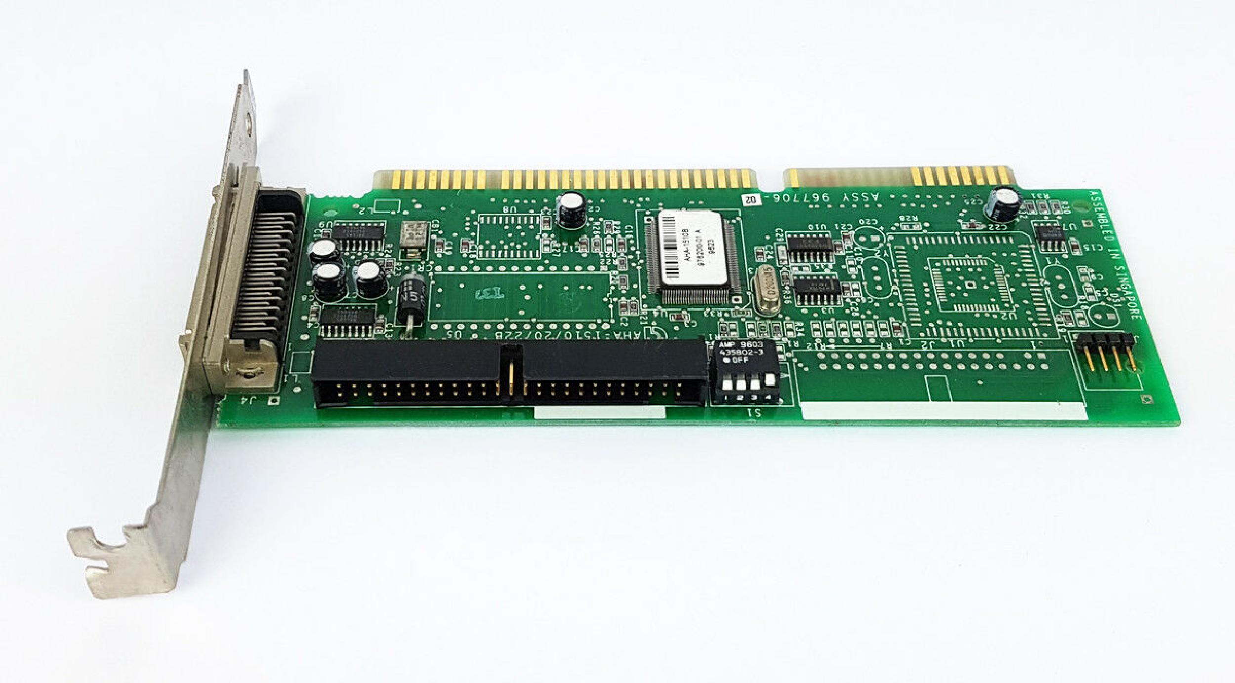 ADAPTEC AHA-1510B HARD DRIVE AND FLOPPY CONTROLLER CARD