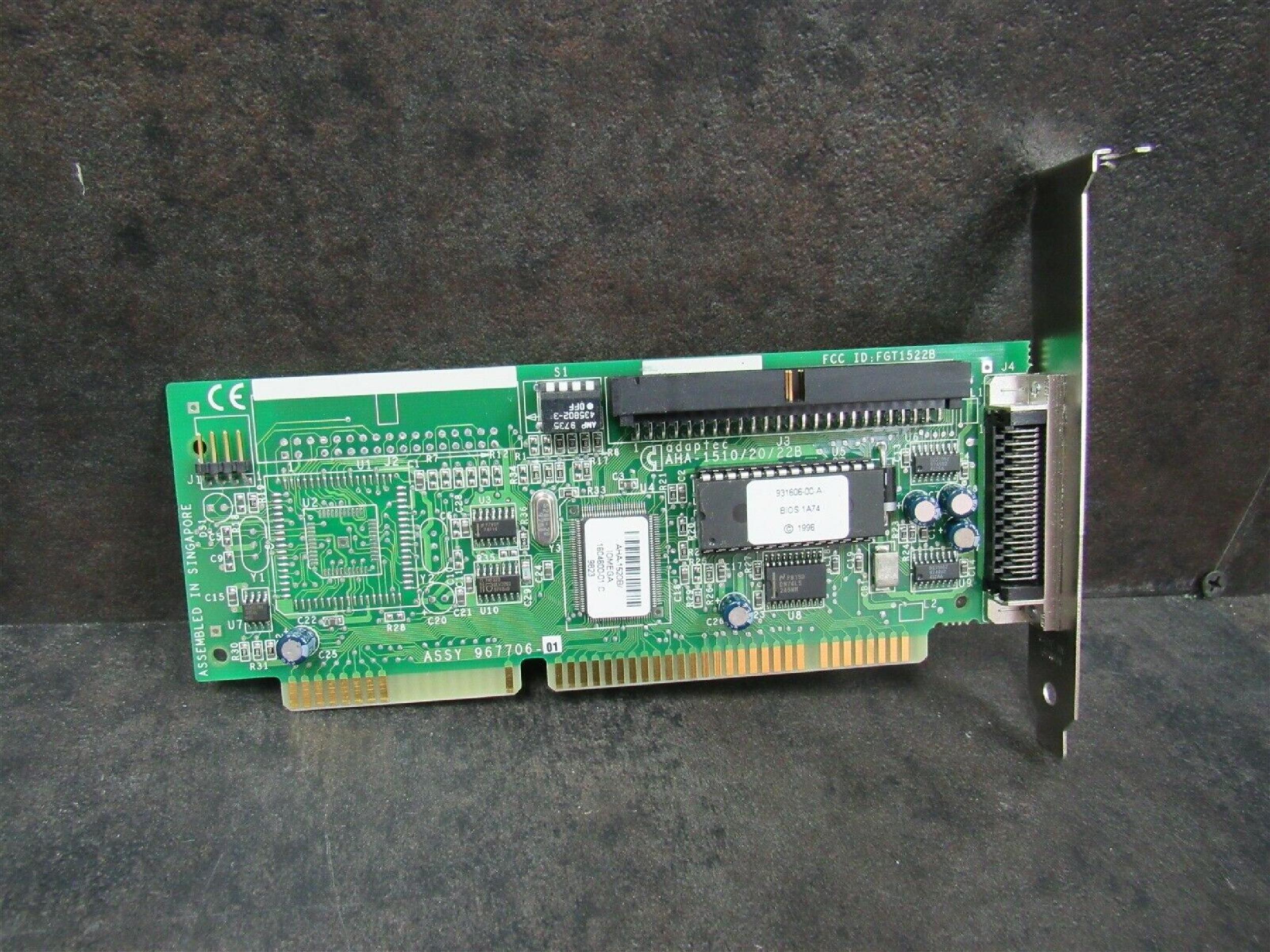 ADAPTEC 967707-00 HARD DRIVE AND FLOPPY CONTROLLER CARD